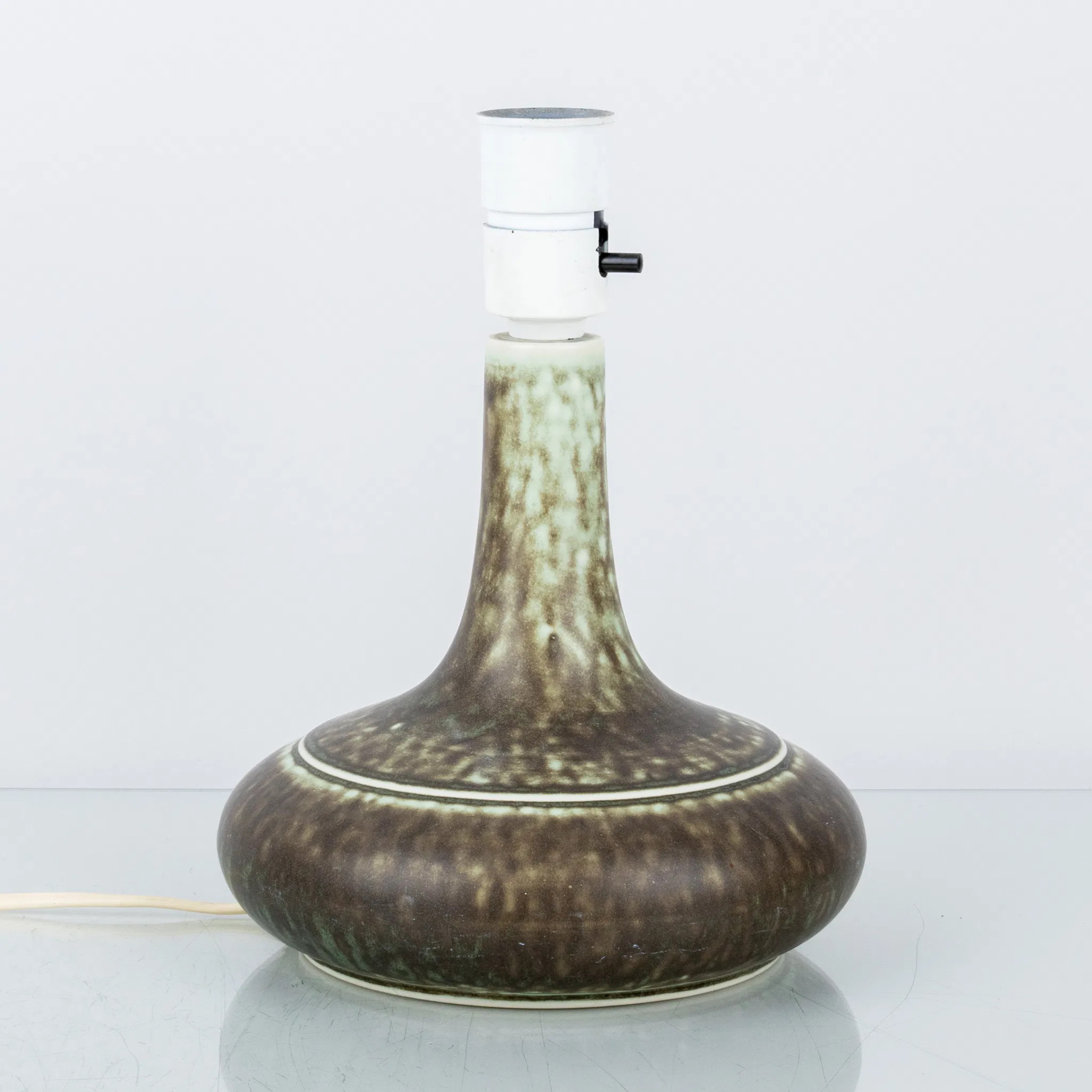 BASE DE LAMPE DE TABLE, grès, Désirée-Stentøj, Danemark, seconde moitié du XXe siècle