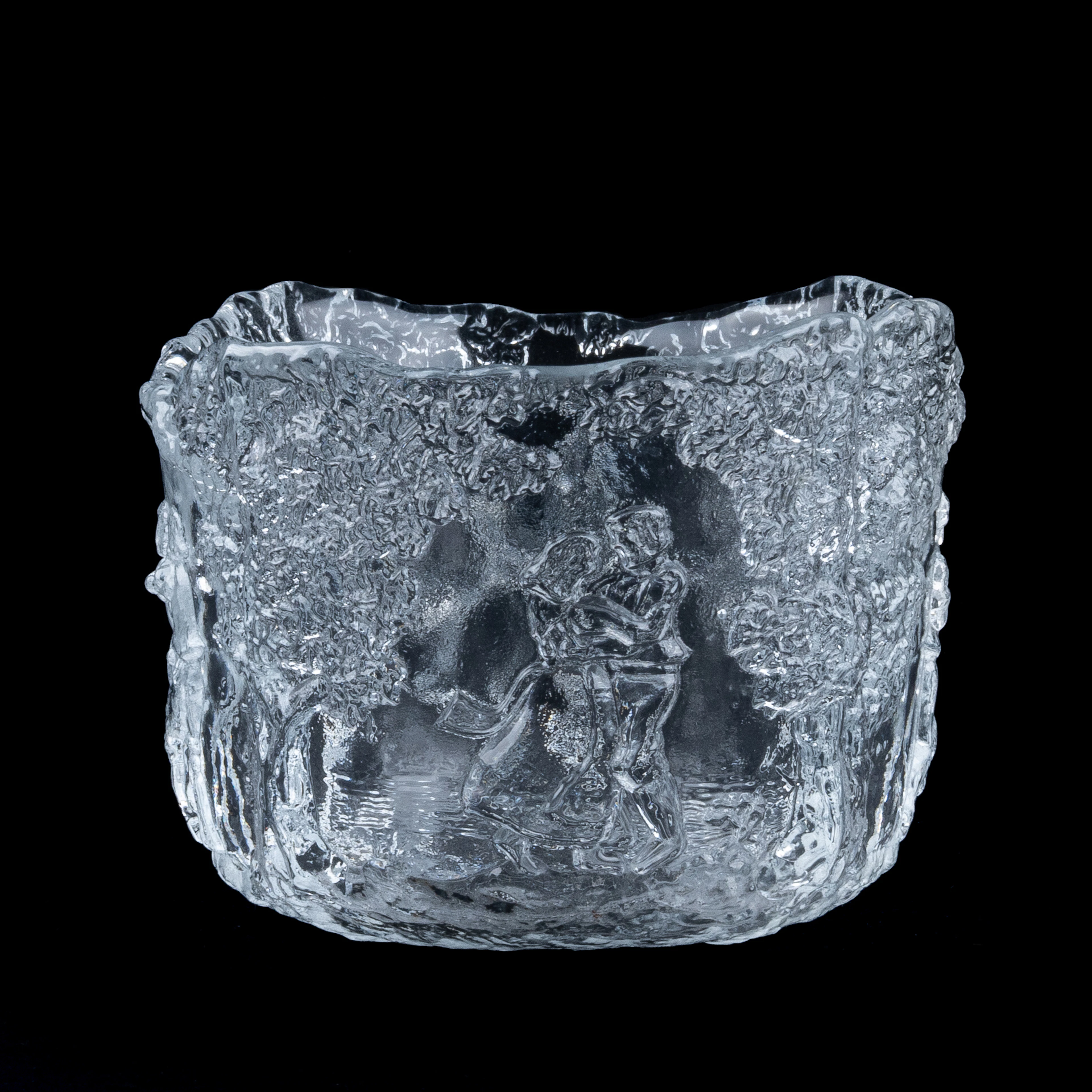 KJELL ENGMAN, a glass bowl, "Midsummer Dance", Kosta Boda