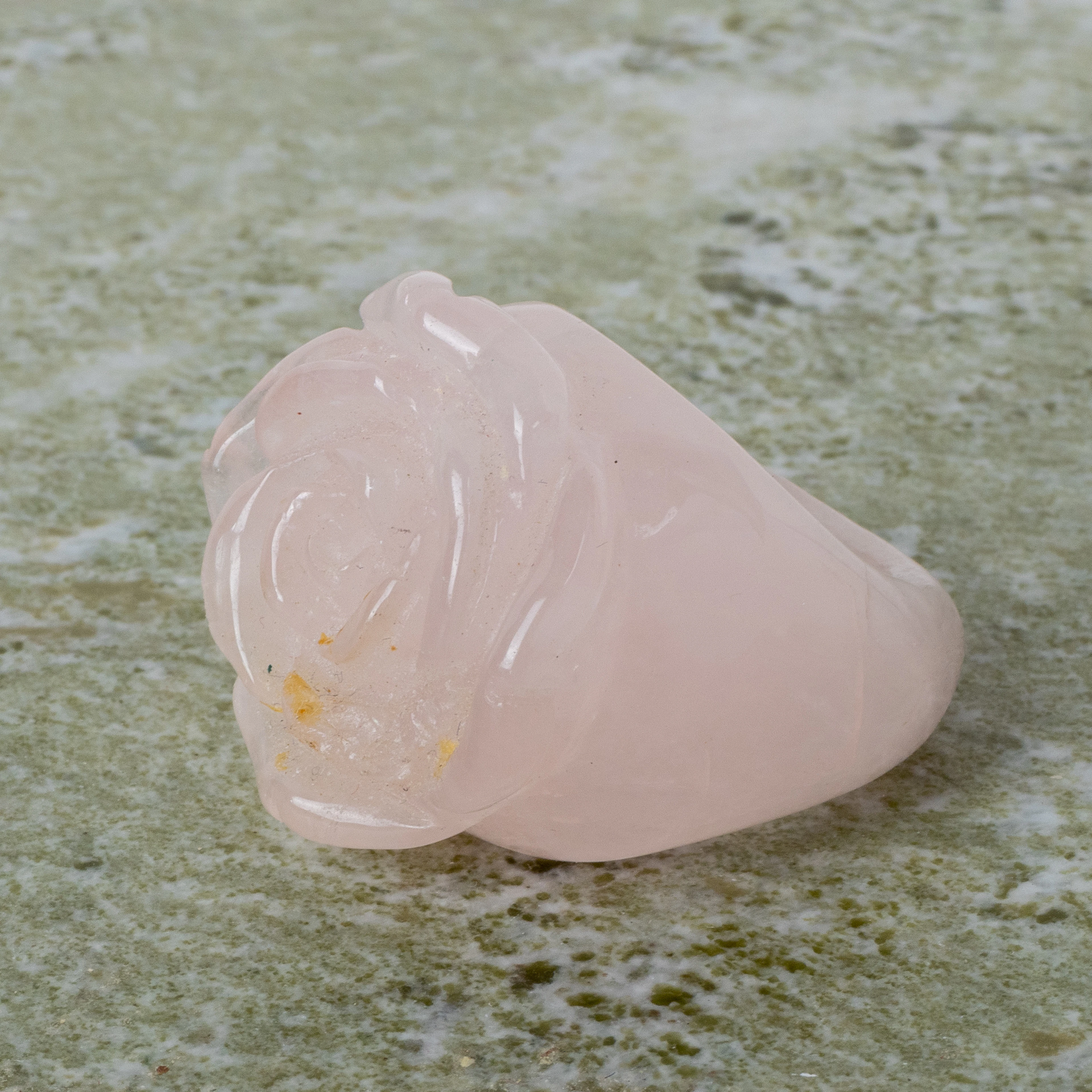 RING, cuarzo rosa, siglos XX/2000