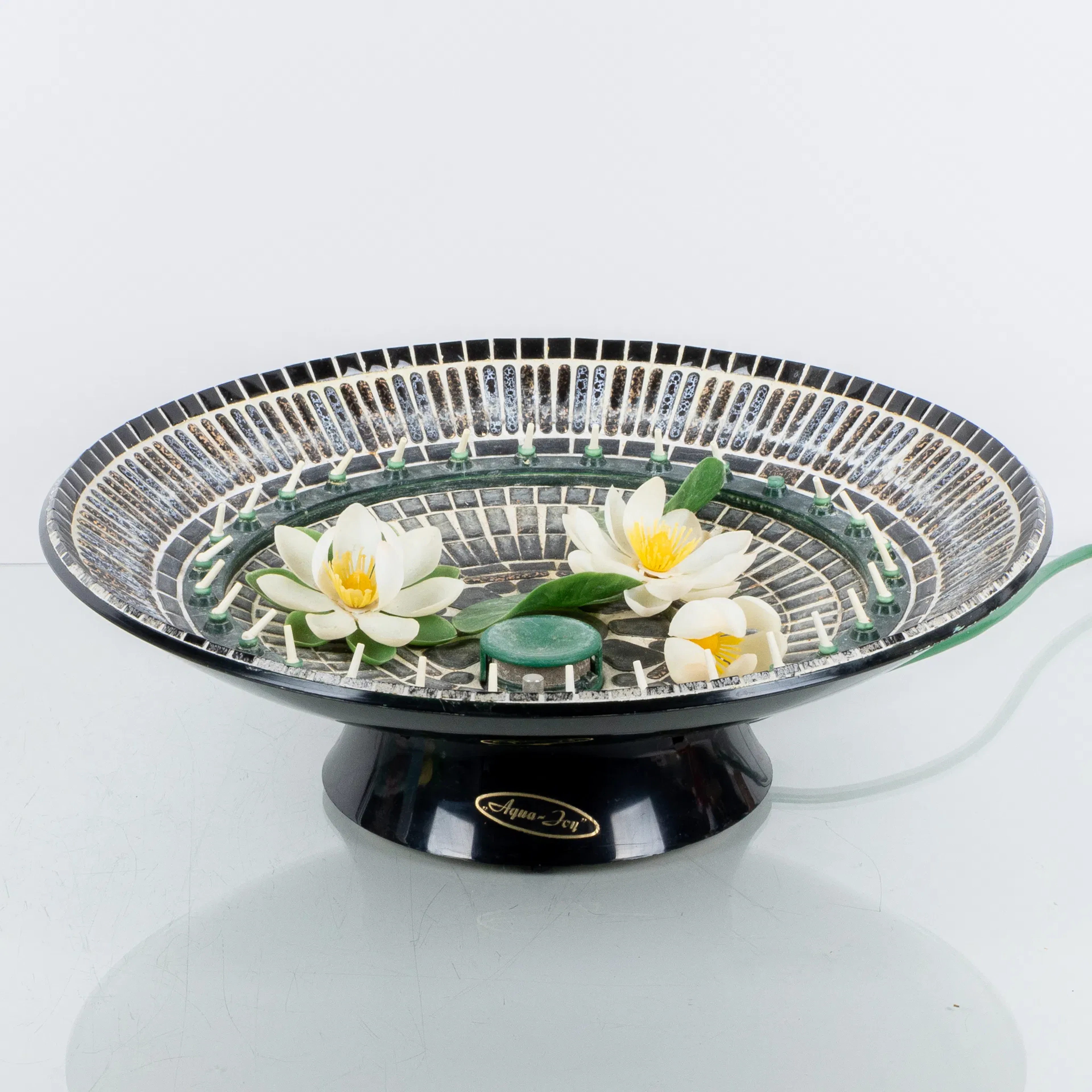 TABLE FOUNTAIN, plastic and mosaic, 1950s/60s