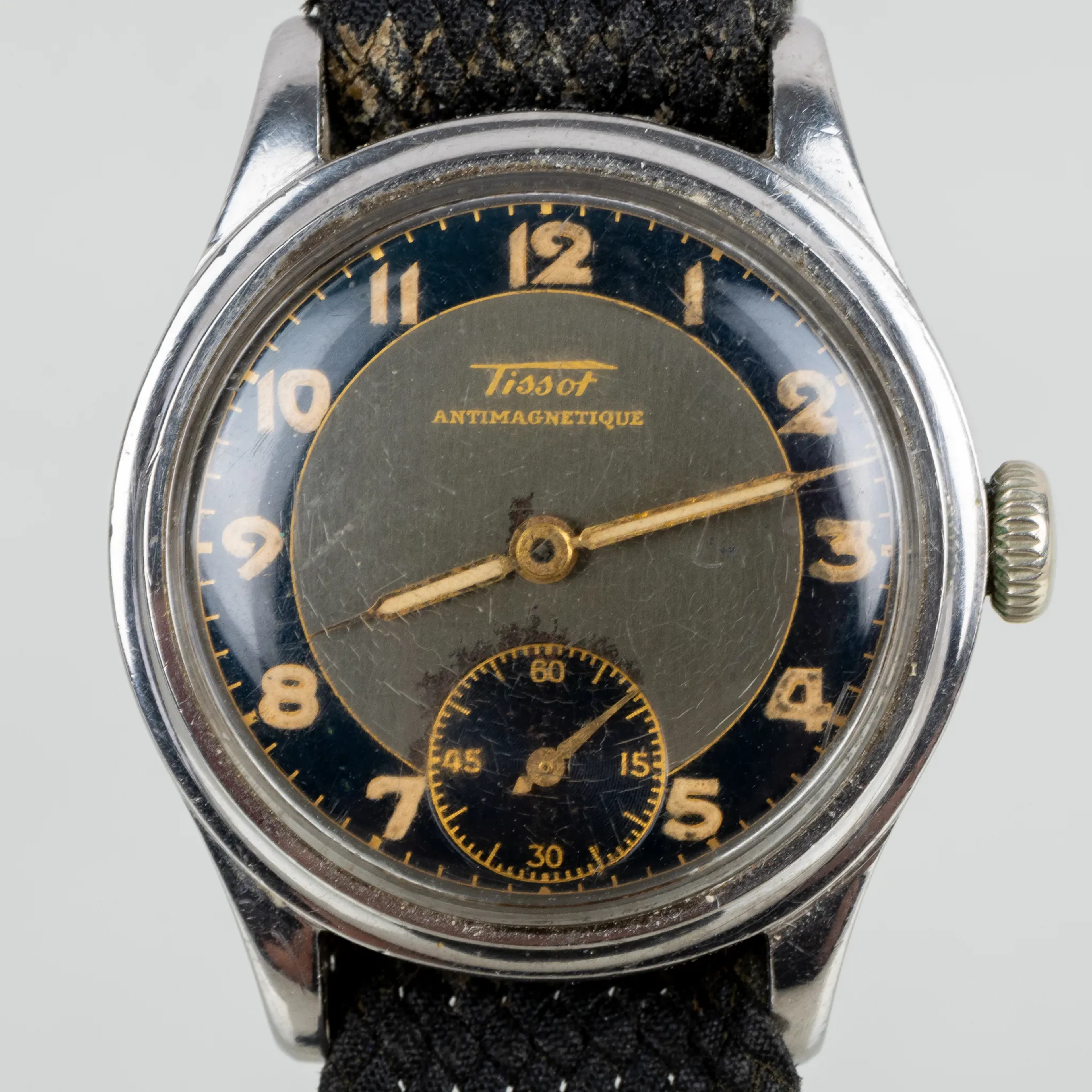 RELOJ DE PULSERA DE HOMBRE, Tissot, acero, mediados del siglo XX