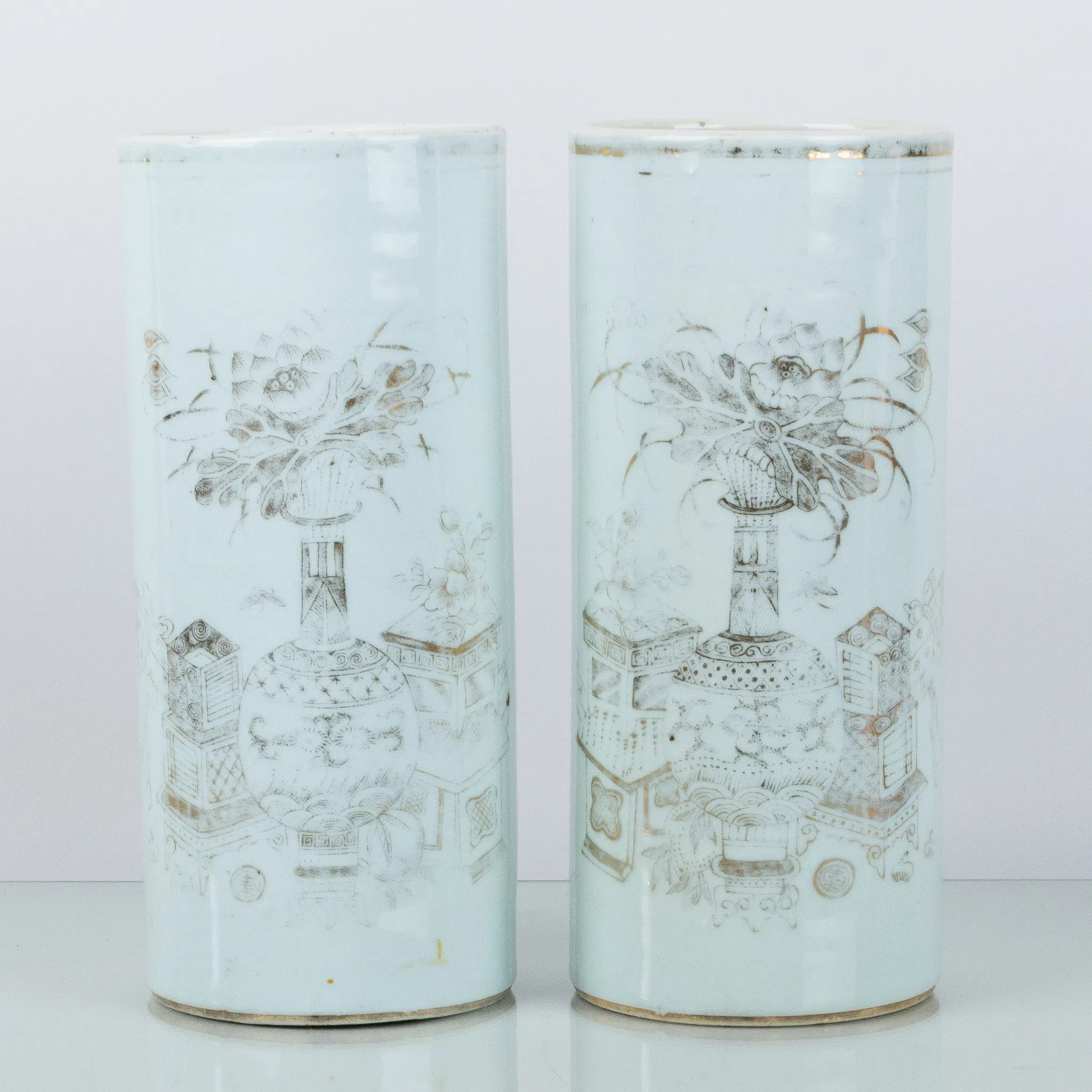 VASI, 1 paia, porcellana, Cina, 1800