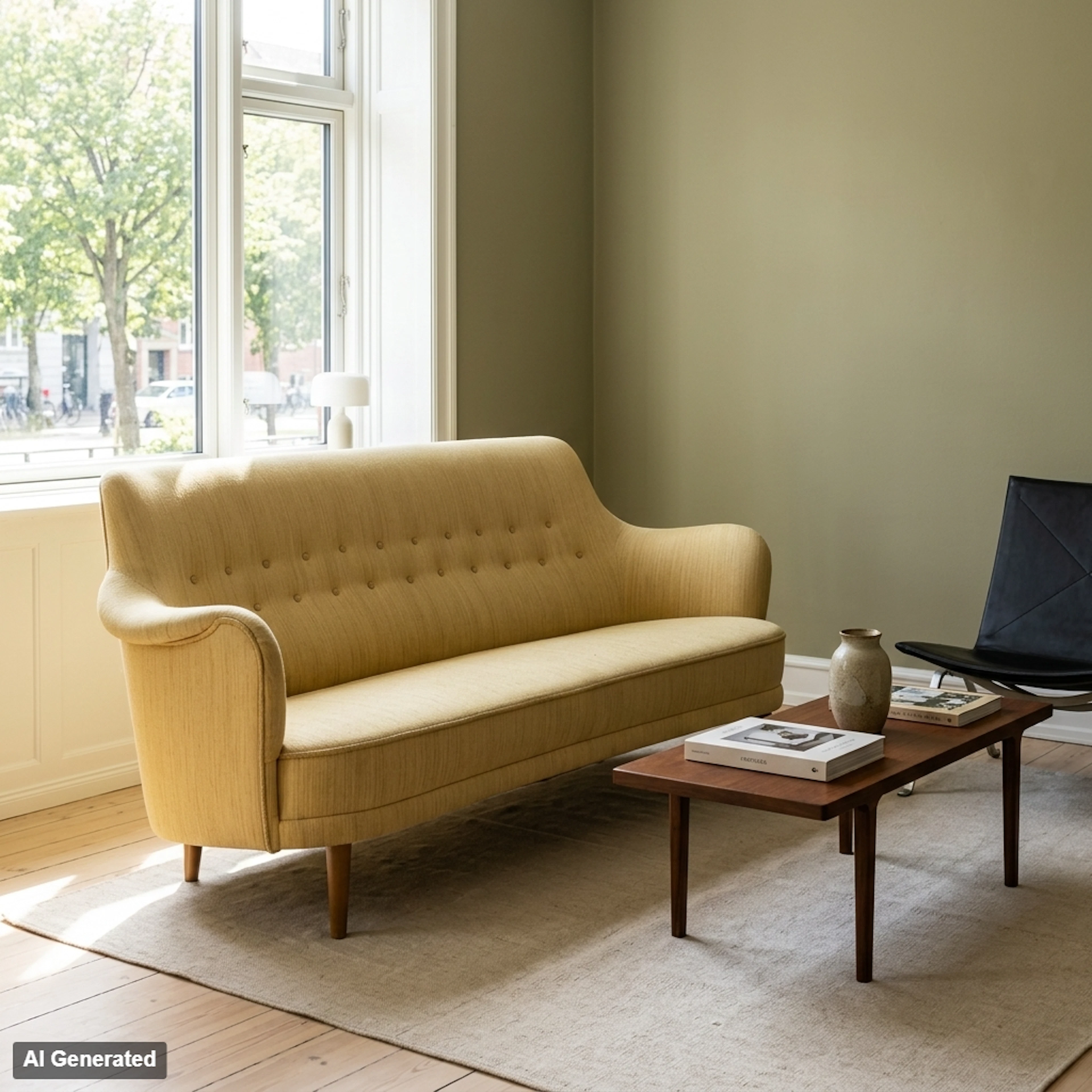 CARL MALMSTEN, un sofa « Samsas », AB OH Sjögren, Tranås, seconde moitié du XXe siècle