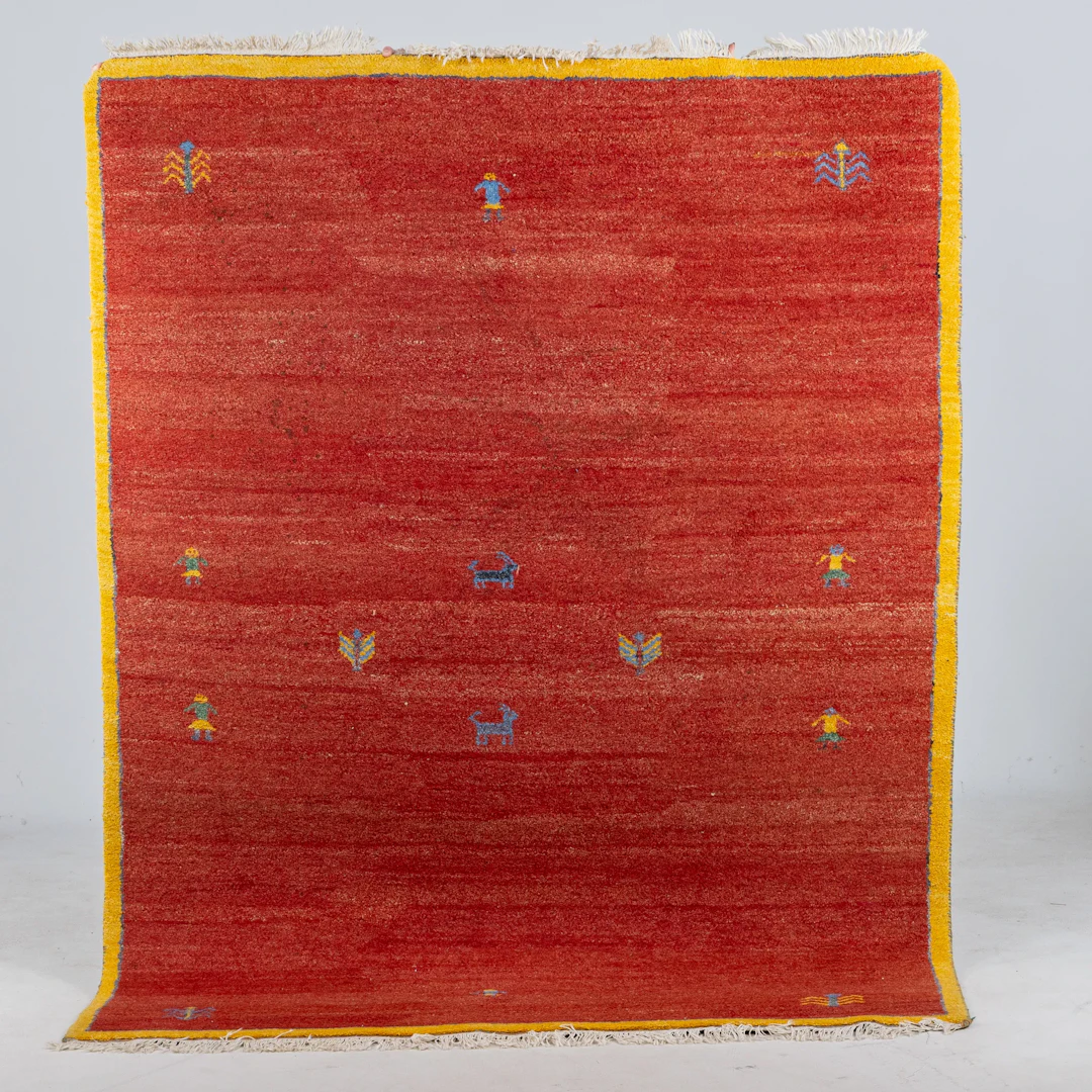 RUG, Gabbeh, late 1900s/2000s, approx. 235 x 174 cm