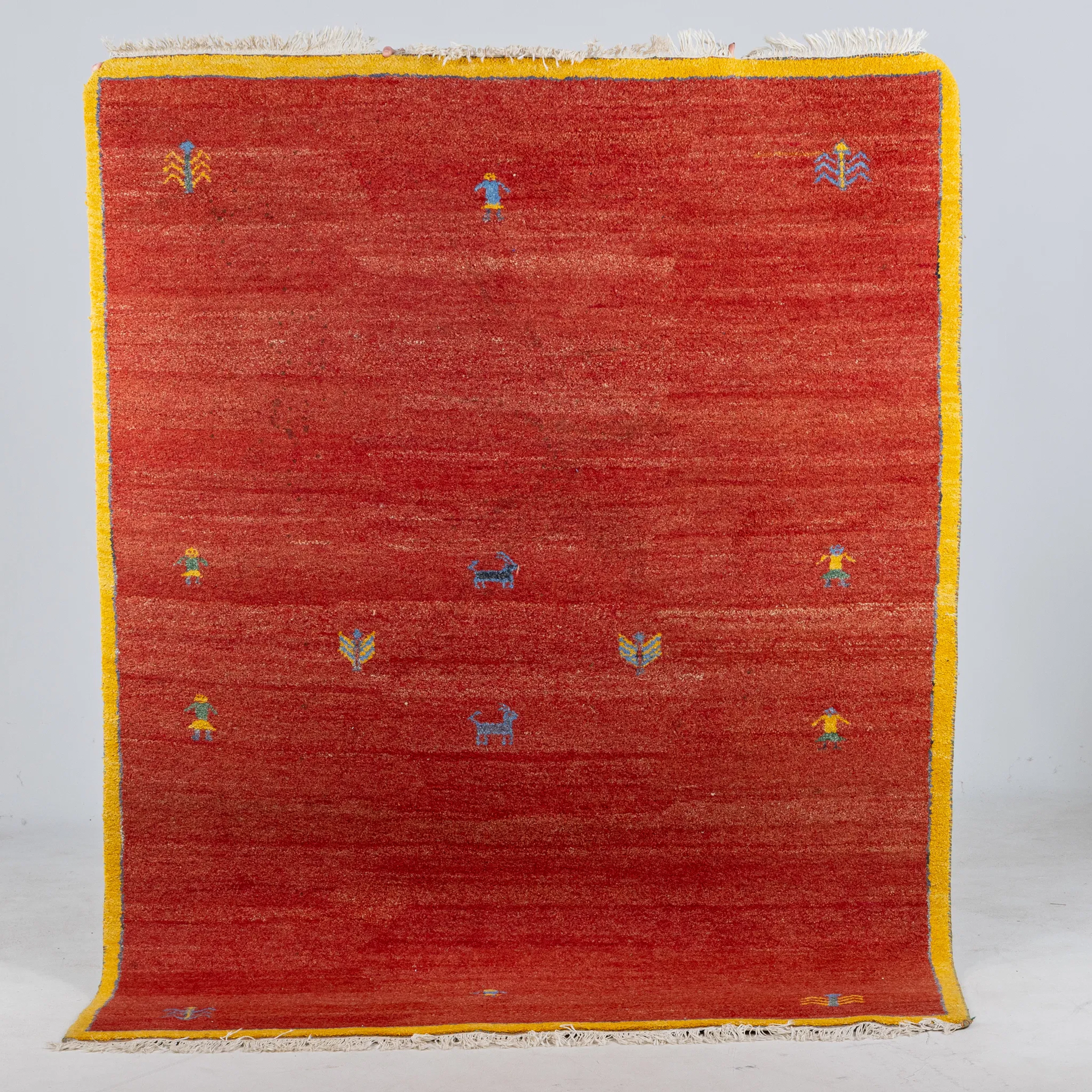RUG, Gabbeh, late 1900s/2000s, approx. 235 x 174 cm