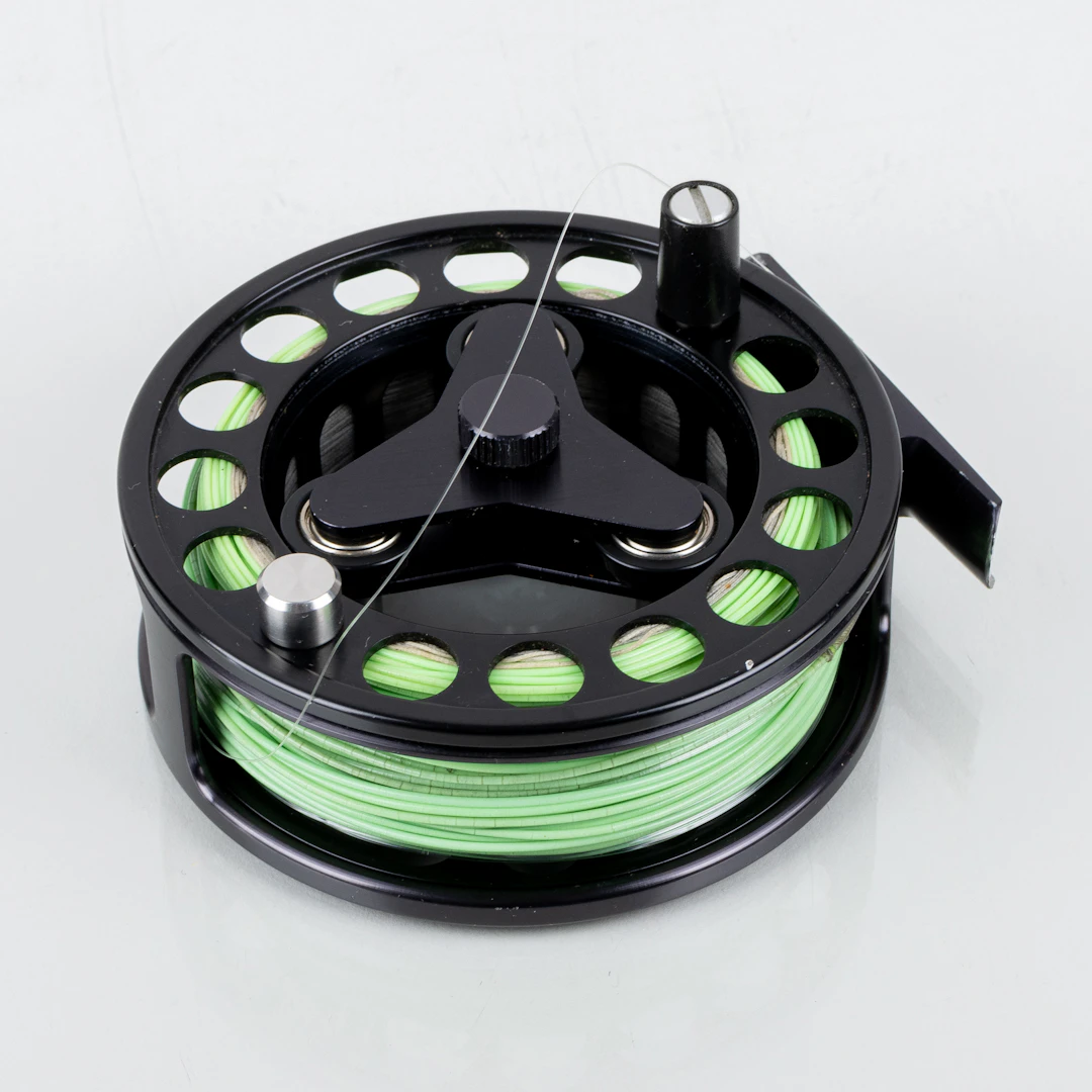 CARRETE DE PESCA, Metal, Modelo 2, Aparejo de Loop