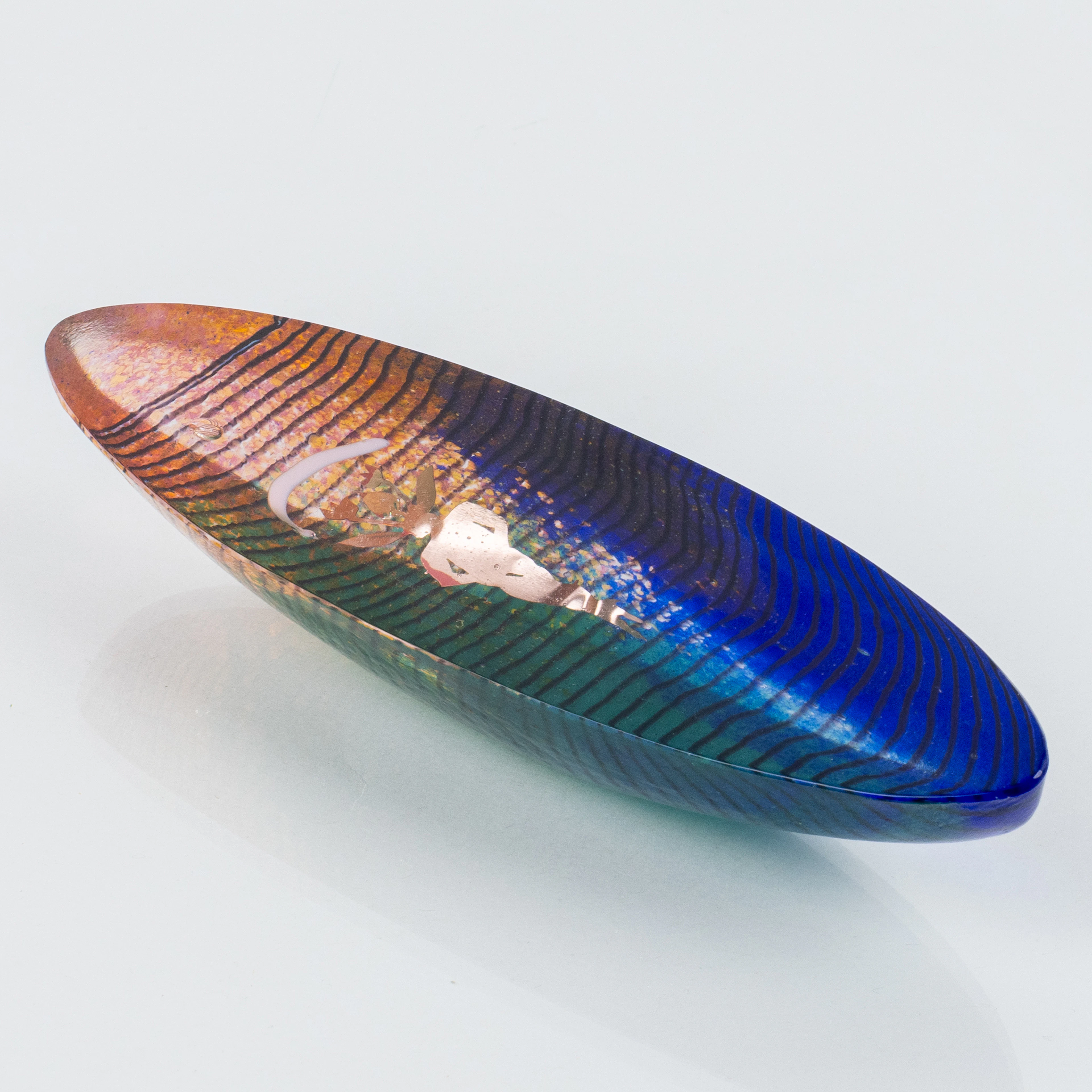 BERTIL VALLIEN, una scultura, vetro, Kosta Boda, firmato