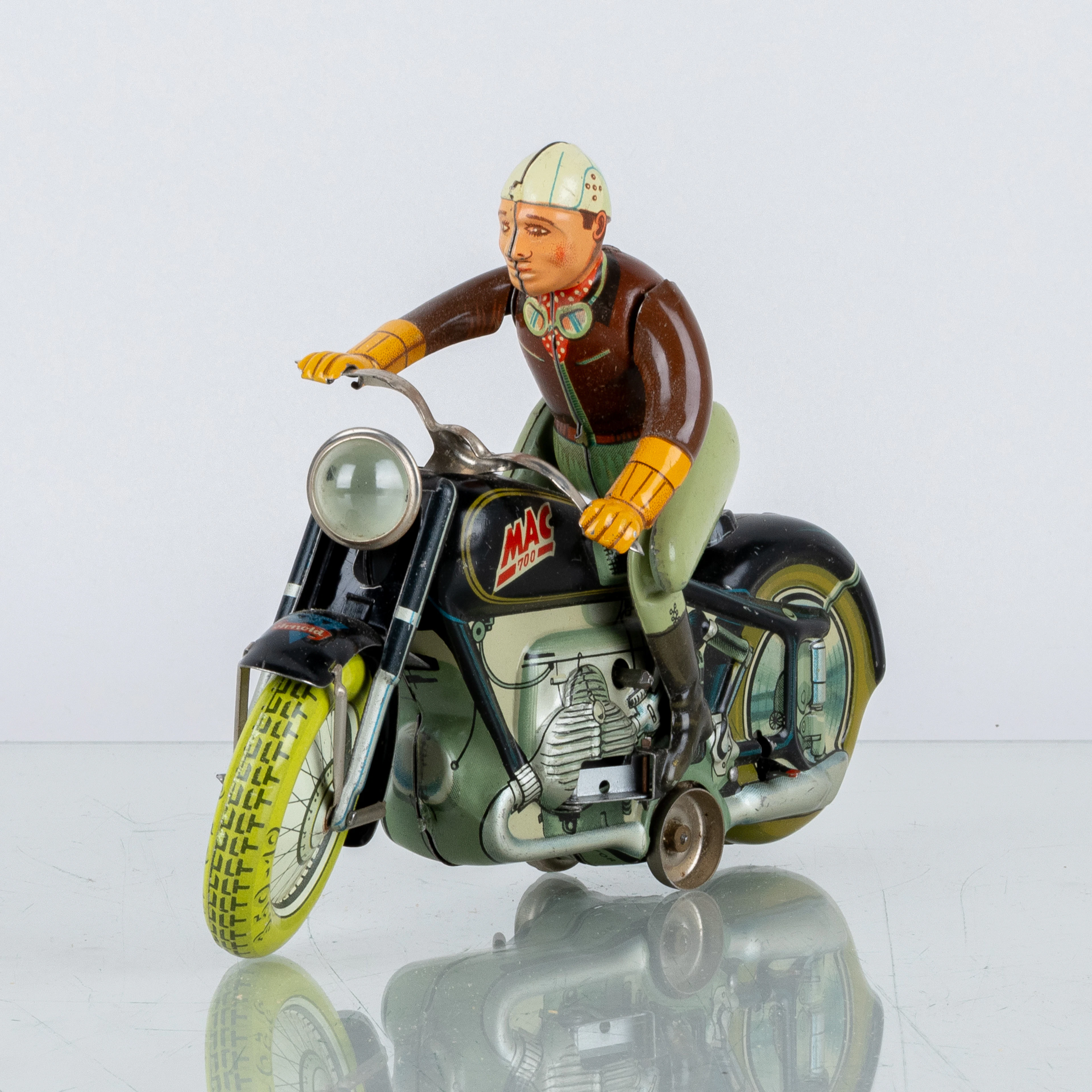 "Mac 700" JUGUETE DE MOTOCICLETA, Arnold, Alemania, años 50