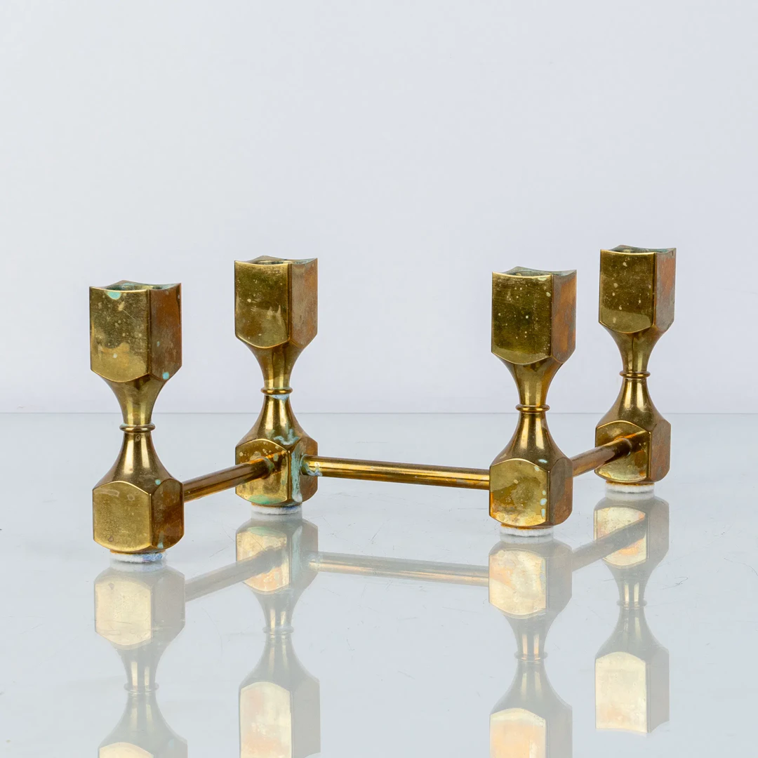 CANDELABRA, Blechbläser, Metallslöjden Gusum, signiert und datiert BK 2002