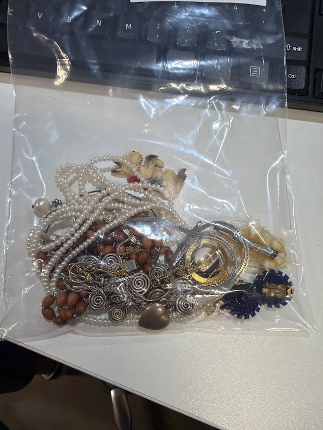 Rejected due to too low financial value - Simpler costume jewellery (donated