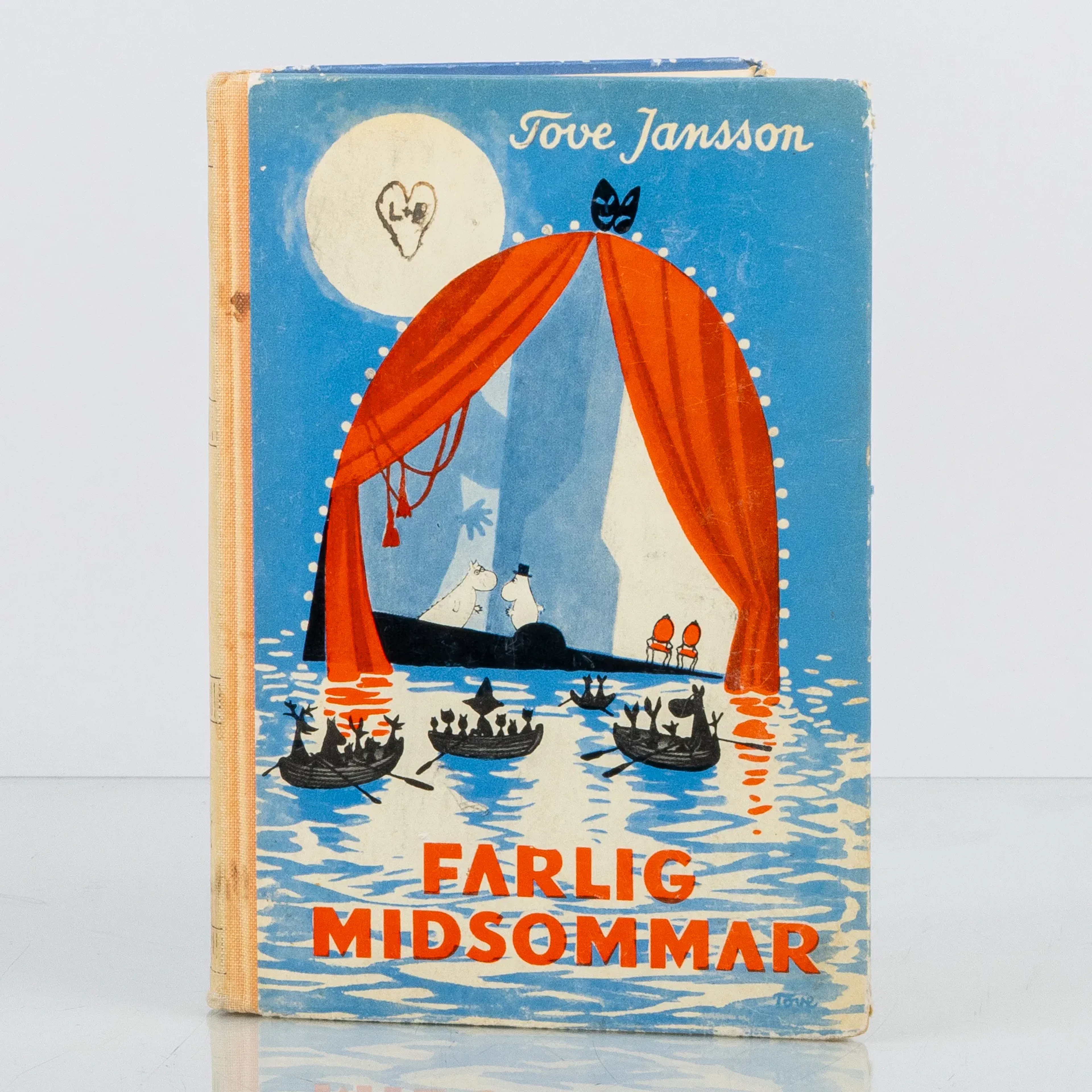 TOVE JANSSON, libro, "Farlig Midsommar", Gebers förlag, prima edizione 1954