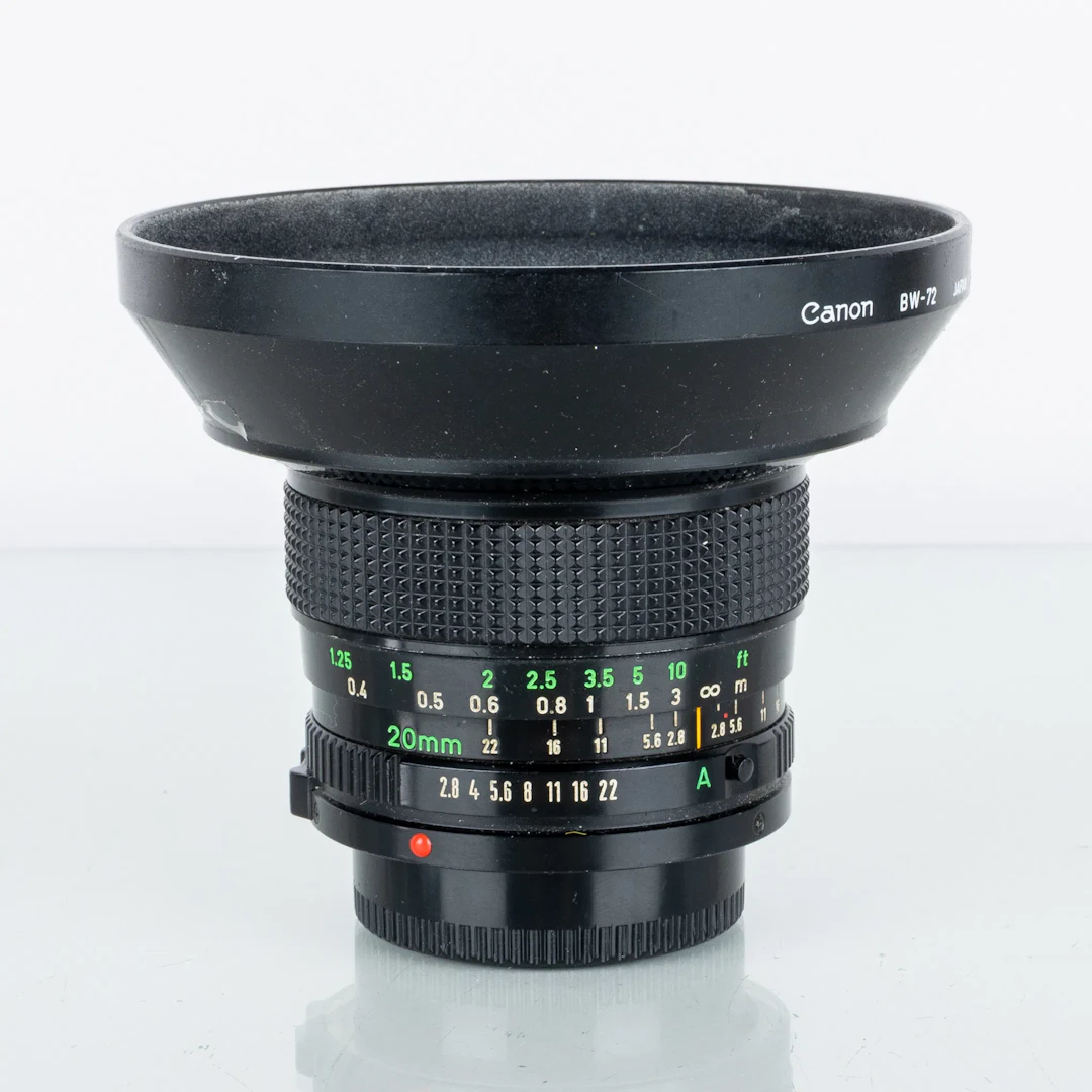 OBJETIVO, Canon FD 20 mm