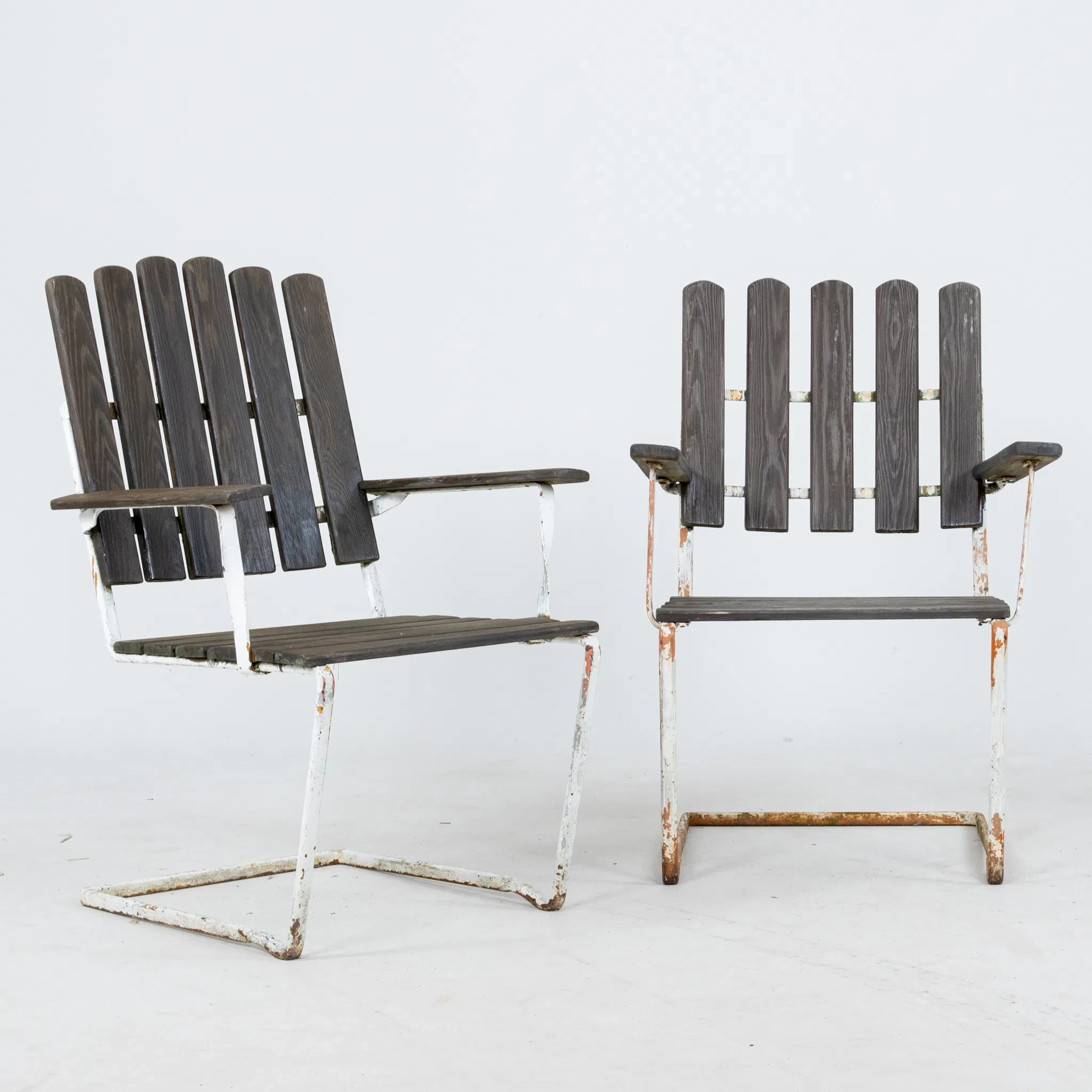 GARDEN CHAIRS, 1 pair, "A2", Grythyttan, mid-1900s