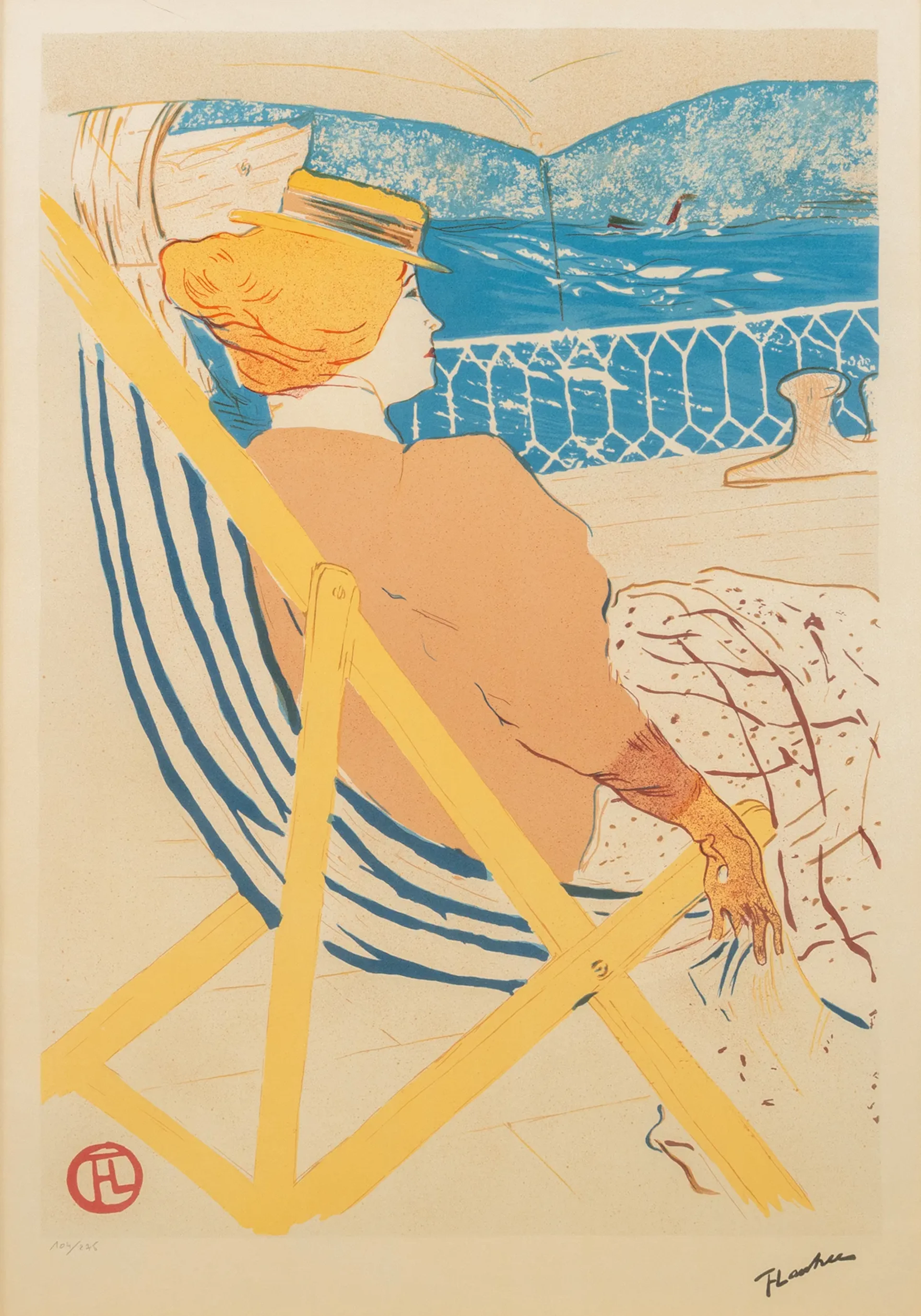 HENRI DE TOULOUSE-LAUTREC (1864-1901), efter, tryck, numrerad 104/275