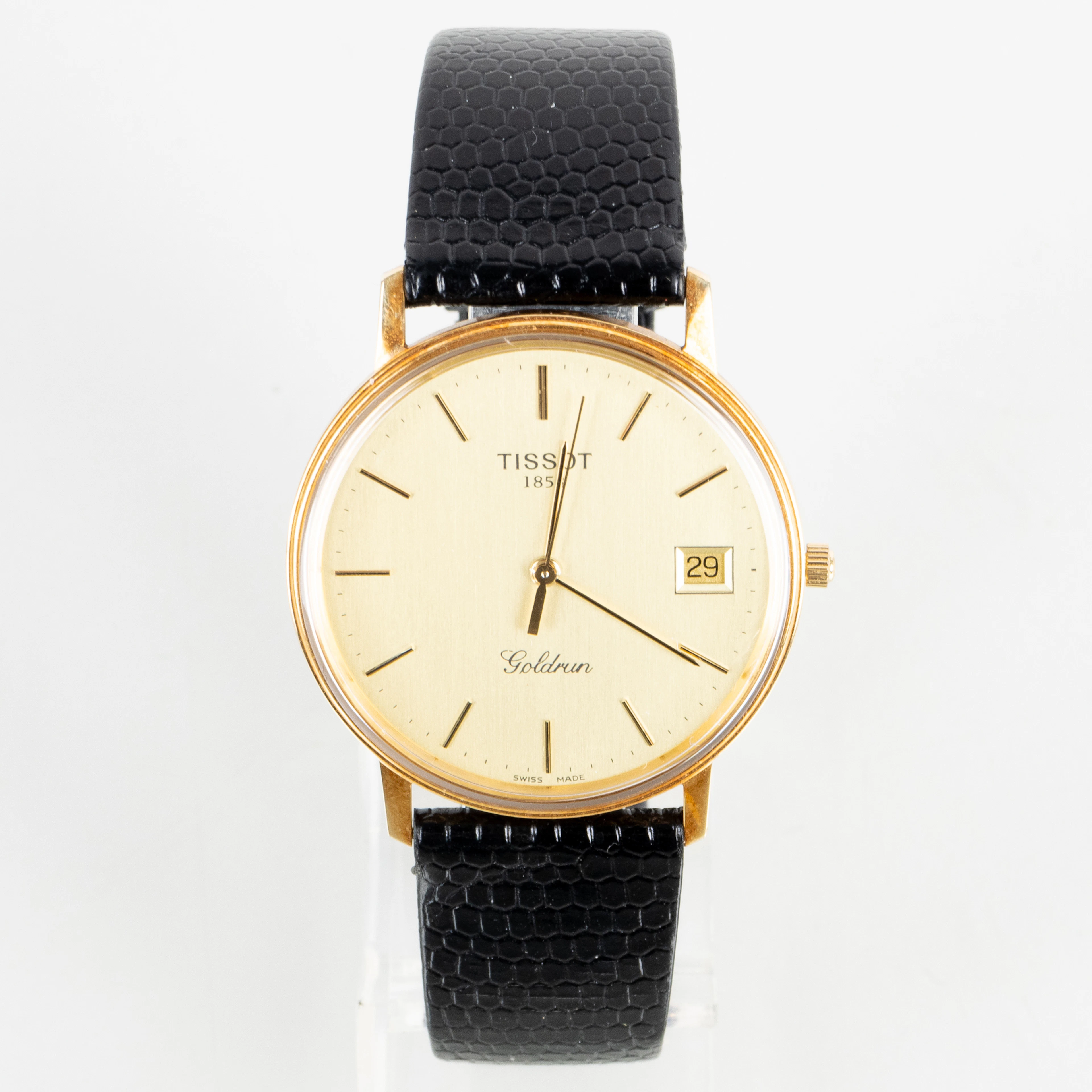 OROLOGIO DA POLSO, oro 14 carati, Tissot Goldrun, anni 1990