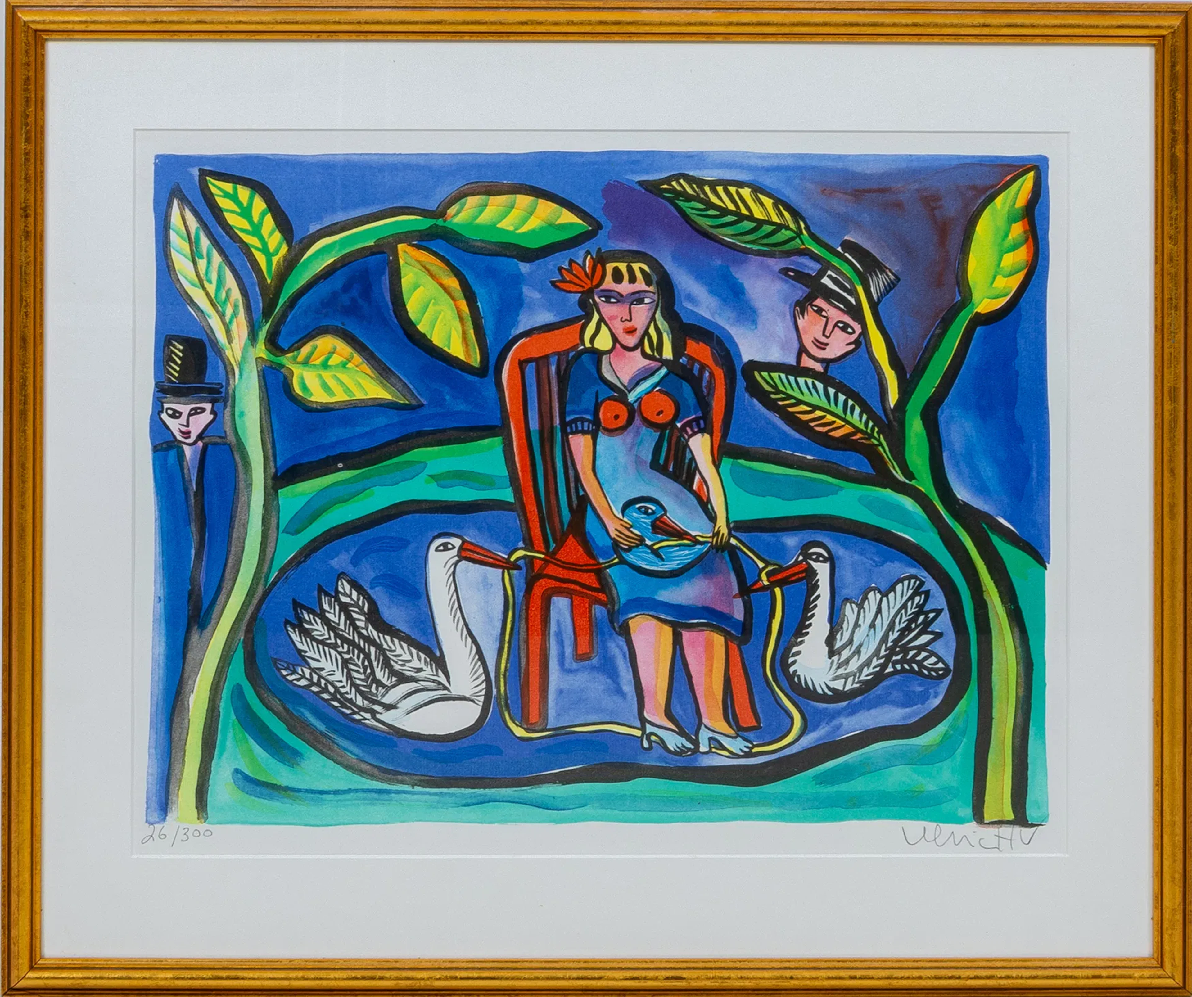ULRICA HYDMAN-VALLIEN (1938-2018), färglitografi, signerad och numrerad 26/300