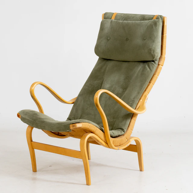 BRUNO MATHSSON, Relaxsessel, "Pernilla 2", Firma Karl Mathsson