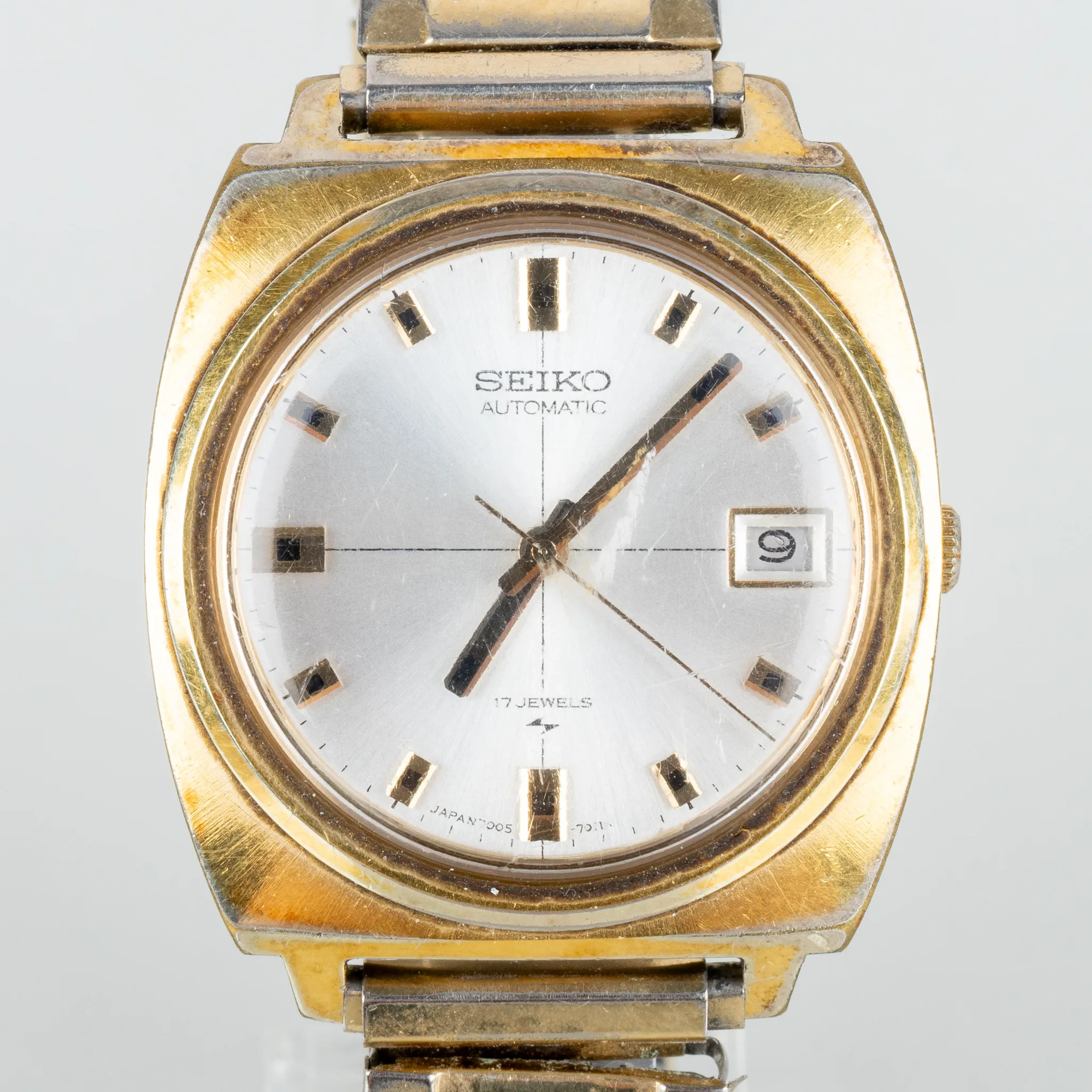 MEN'S WRISTWATCHES, Seiko, Automatic, gold on steel, the second half of the 20th century