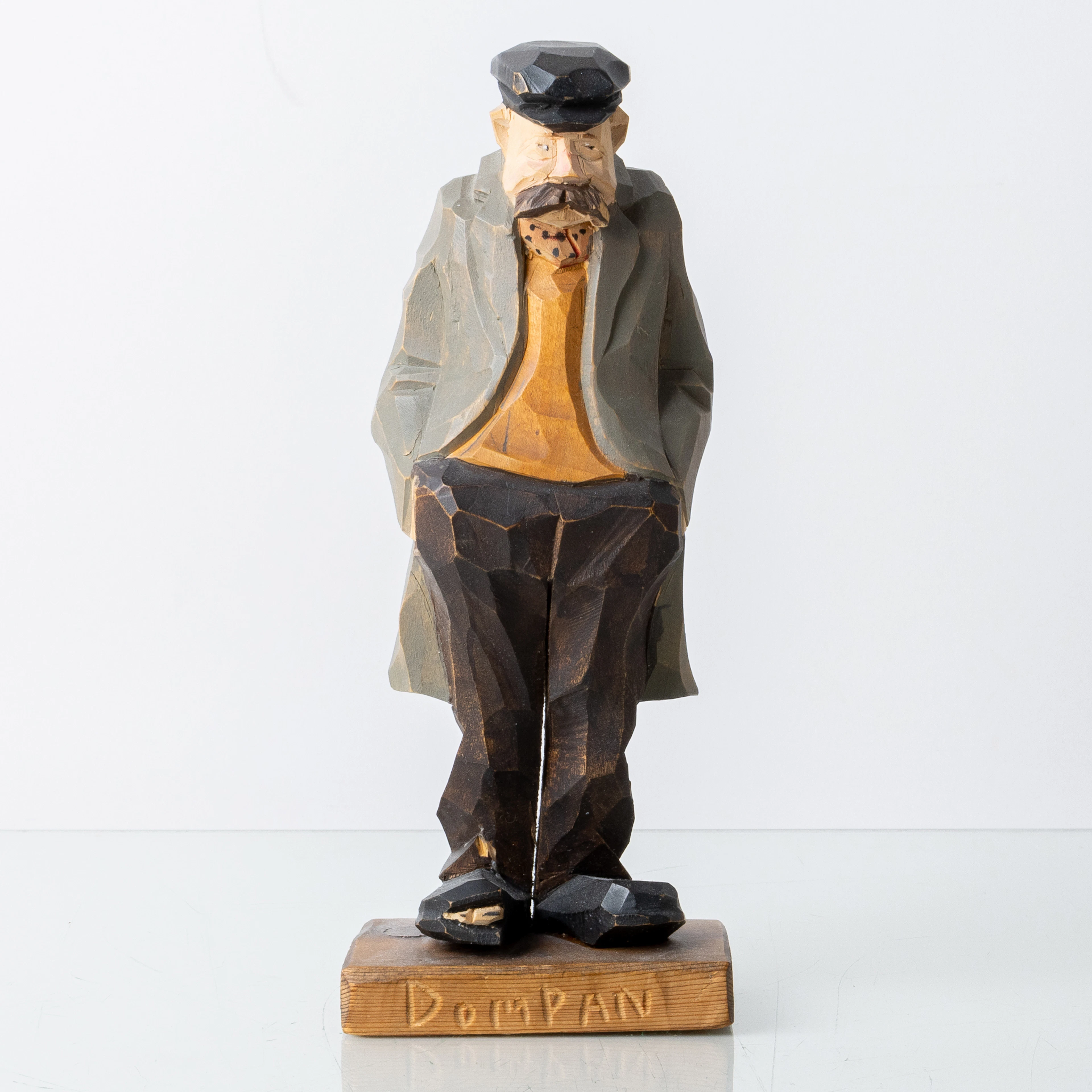 SVEN GUNNARSSON (nacido ?), escultura, madera tallada y pintada, sello firmado