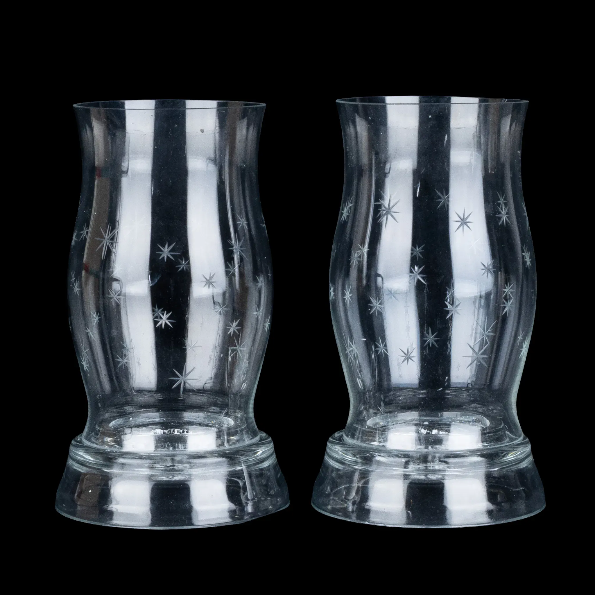 STORMLYKTOR, 1 par, glas, 1900-tal