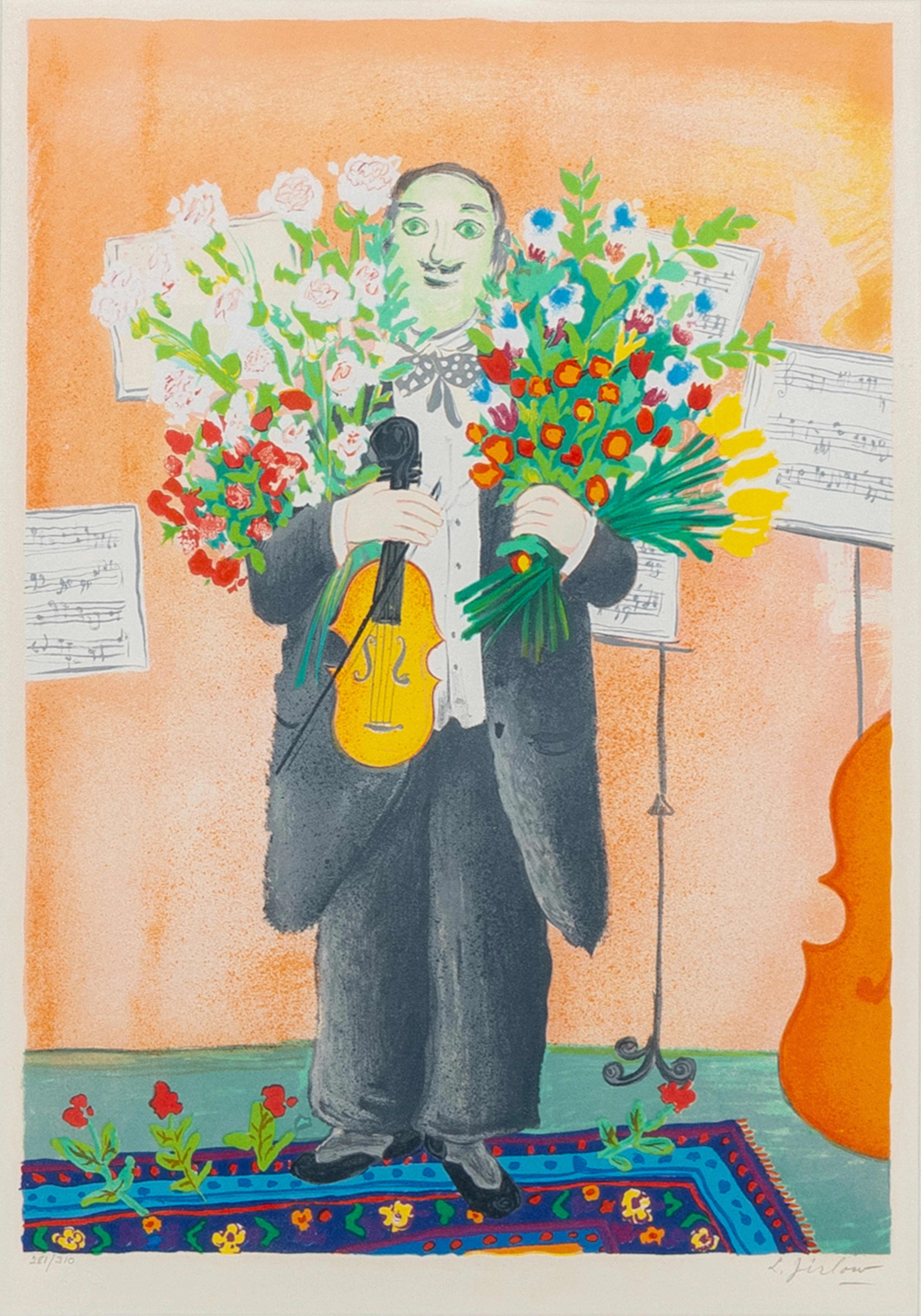 LENNART JIRLOW (1936–2020), Farblithografie, signiert und nummeriert 281/310