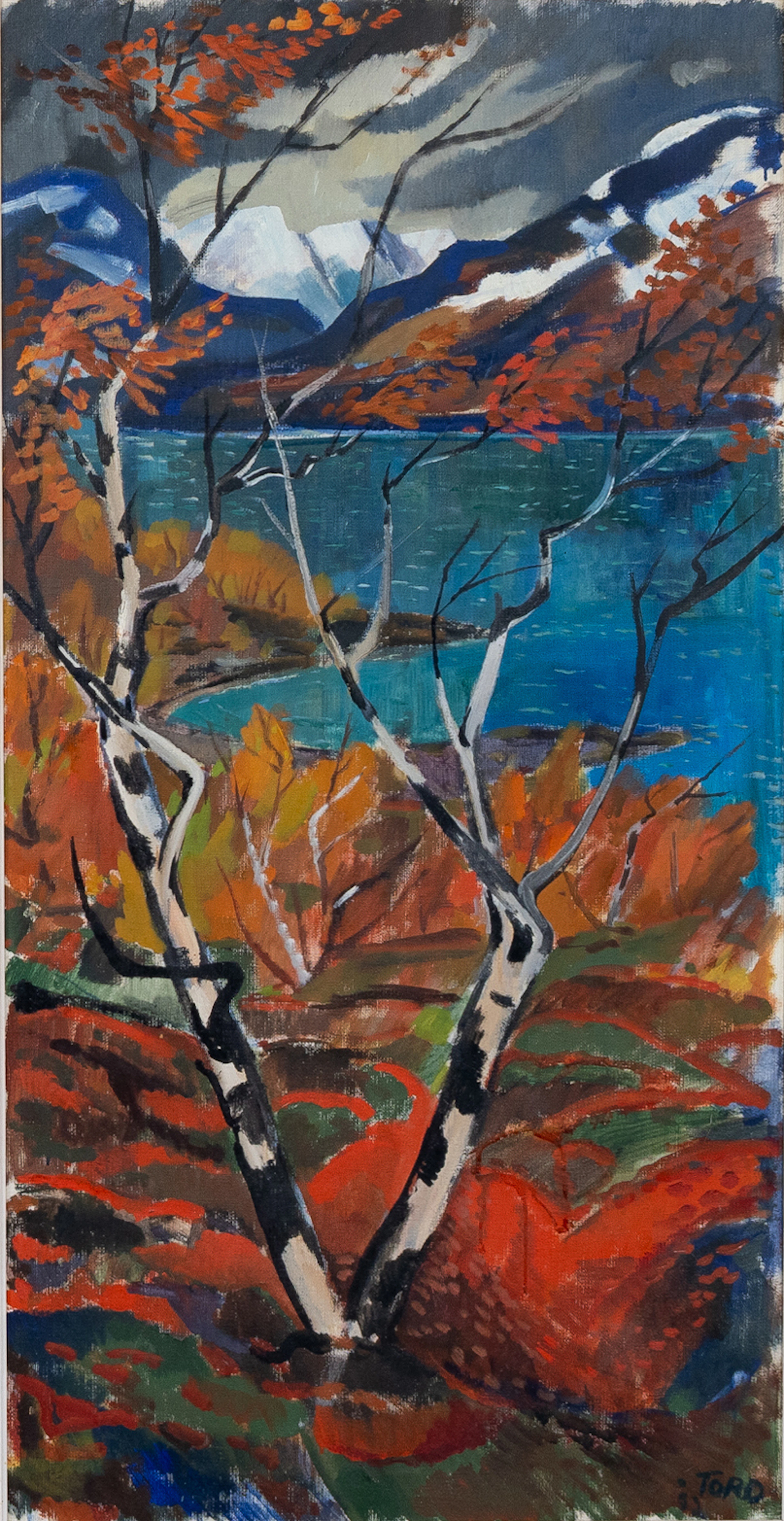TORD LEANDER ENGSTRÖM (1914-1985), óleo sobre lienzo, firmado y fechado en 1953
