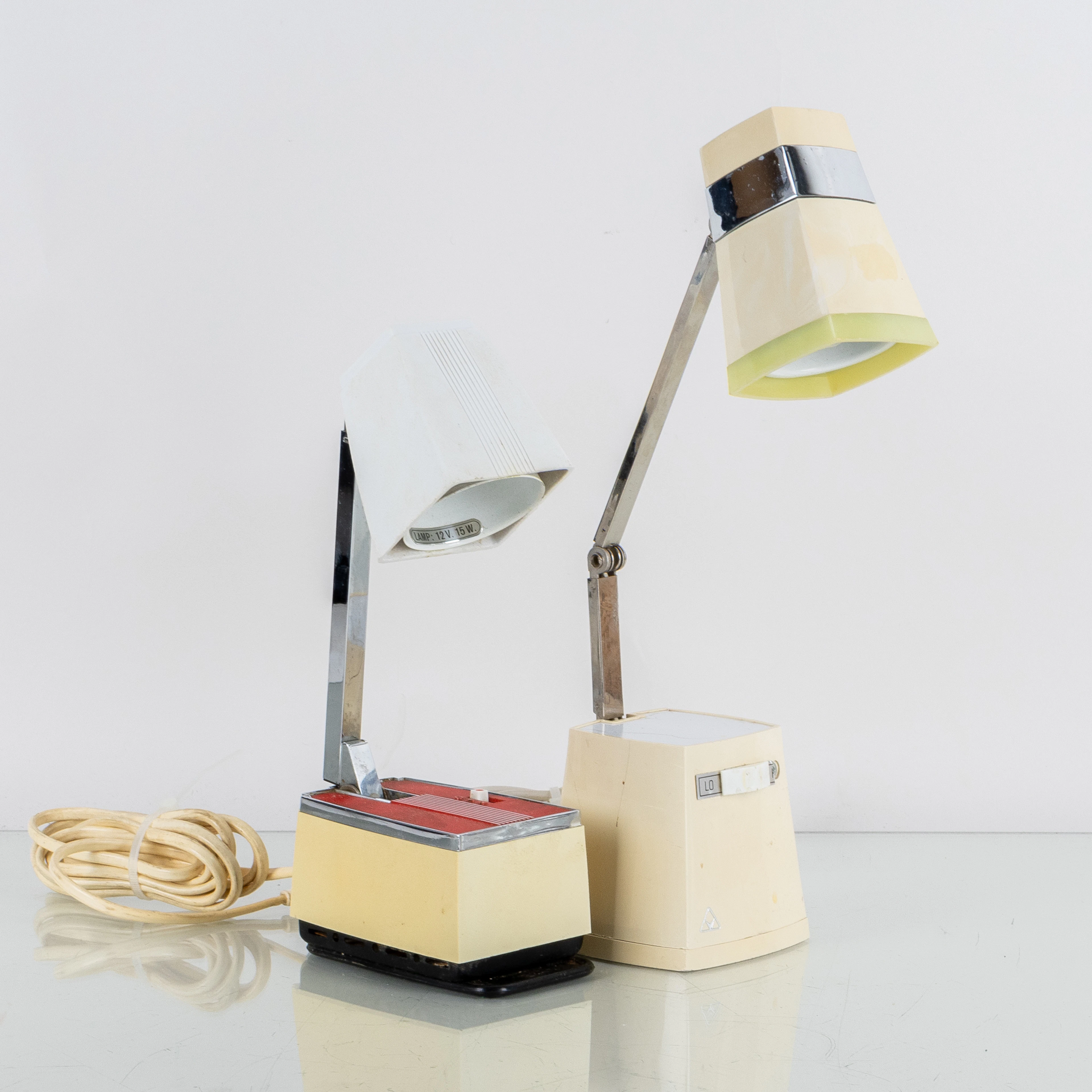 LAMPADE DA TAVOLO, 1 paia, "Solo", incluso il lampadario Fagerhult, anni '50/'60