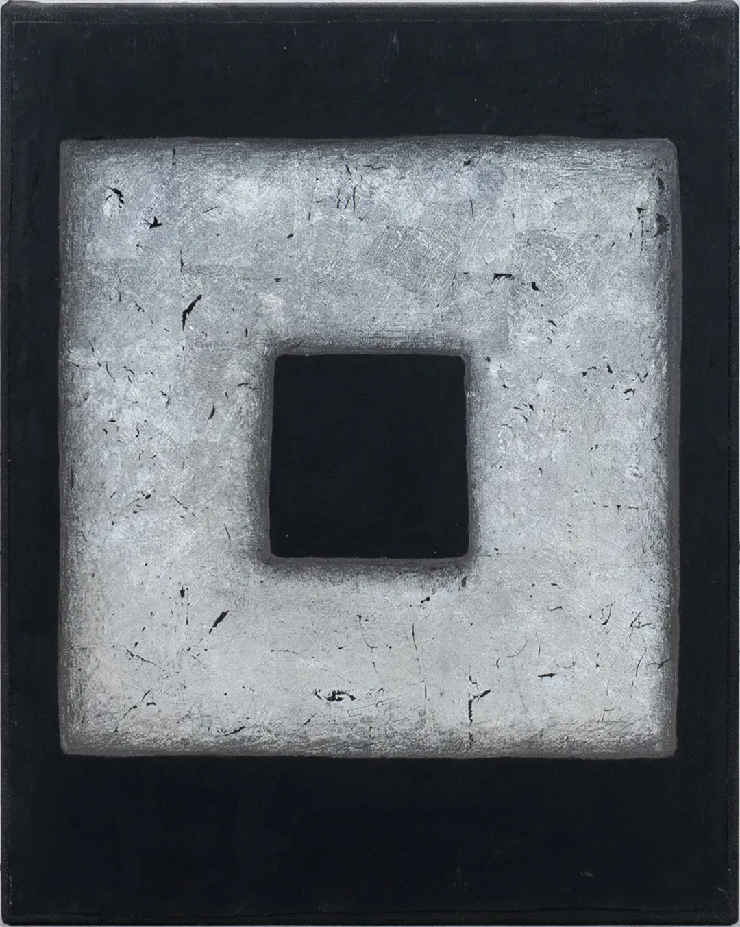 ELISABETH MORITZ (born 1956), mixed media on canvas, signed