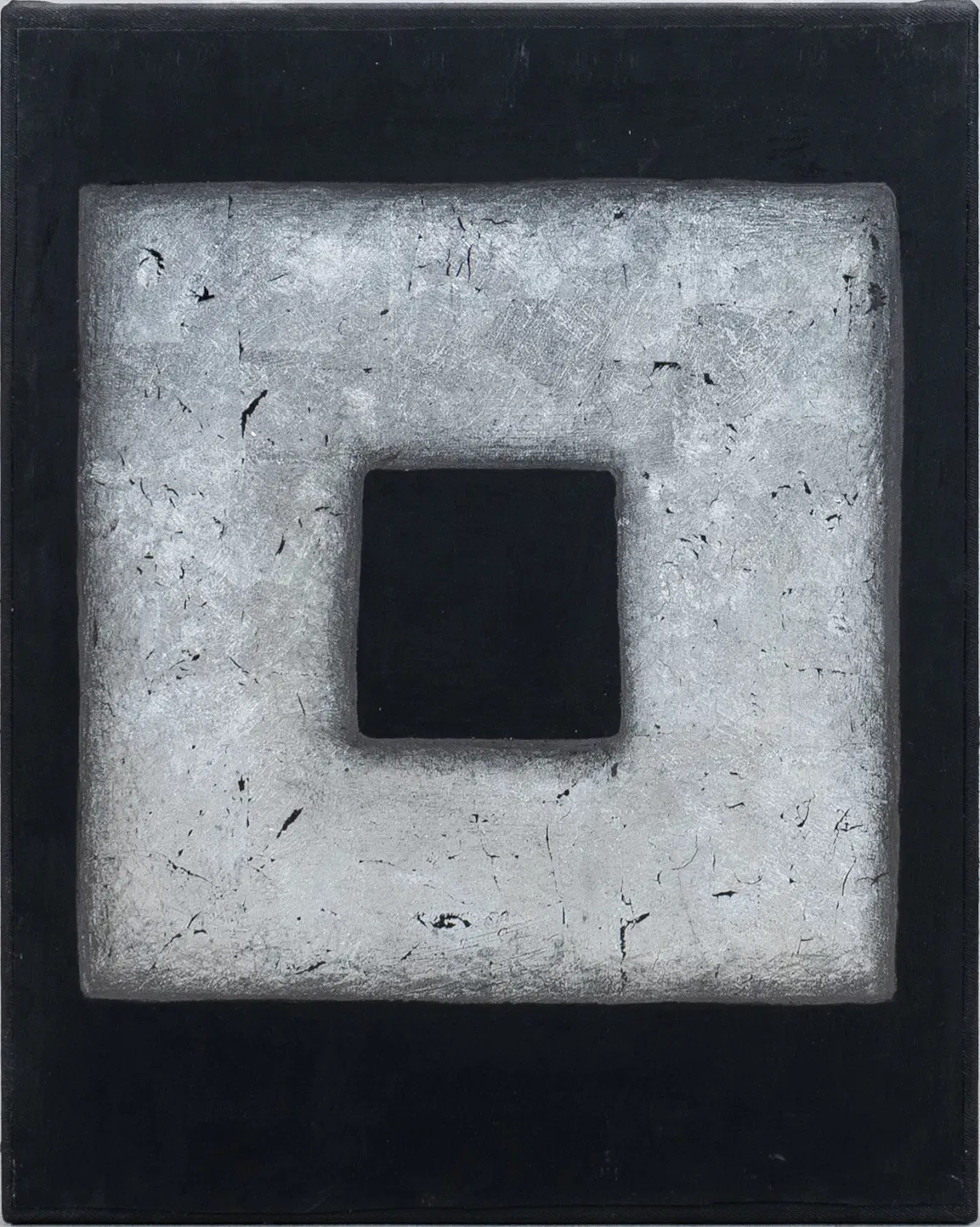 ELISABETH MORITZ (born 1956), mixed media on canvas, signed