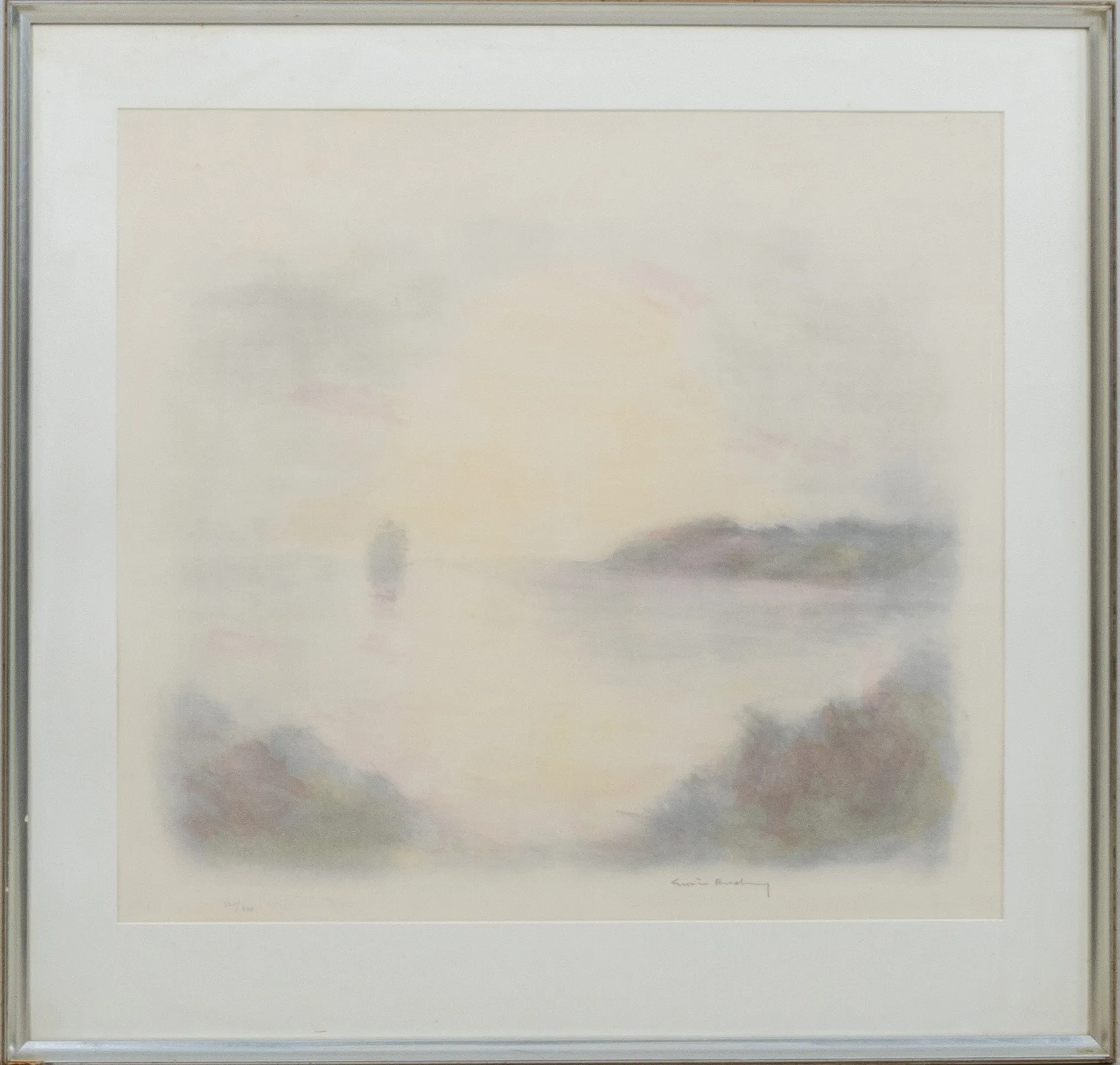 GUSTAV RUDBERG (1915-2001), färglitografi, signerad och numrerade 141/260