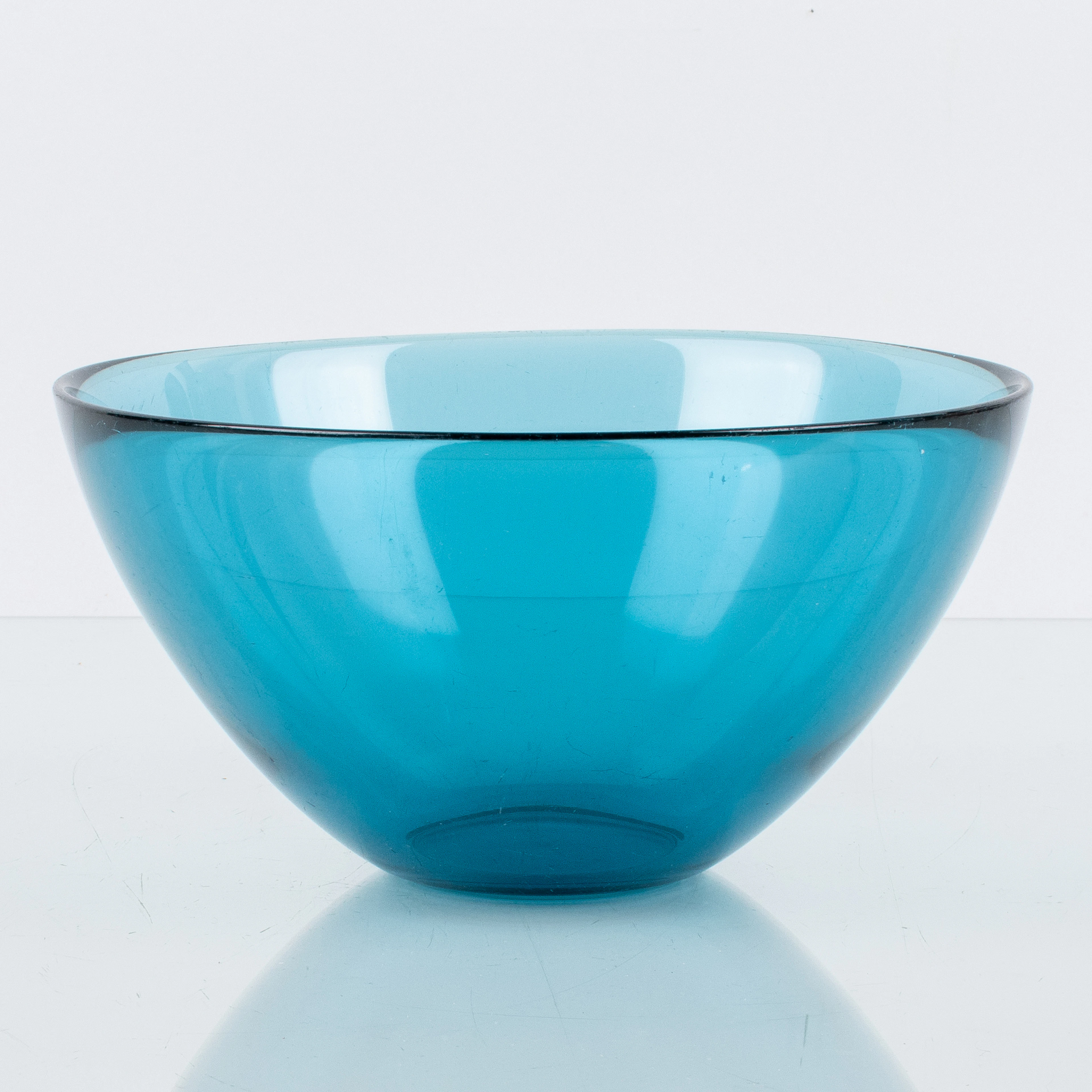 BOWL, vidrio, "Fugue", Orrefors, mediados del siglo XX