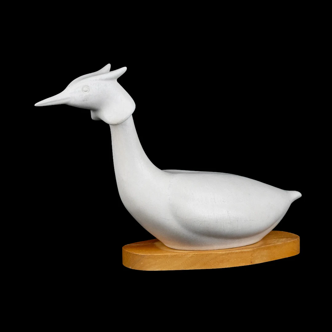 GUNNAR NYLUND, una scultura in gres, "Grande Svasso Crespato", Rörstrand