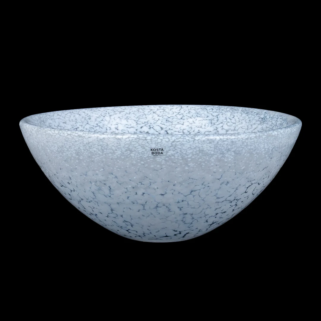 ANNA EHRNER. Bowl, glass, "Tellus", Kosta Boda