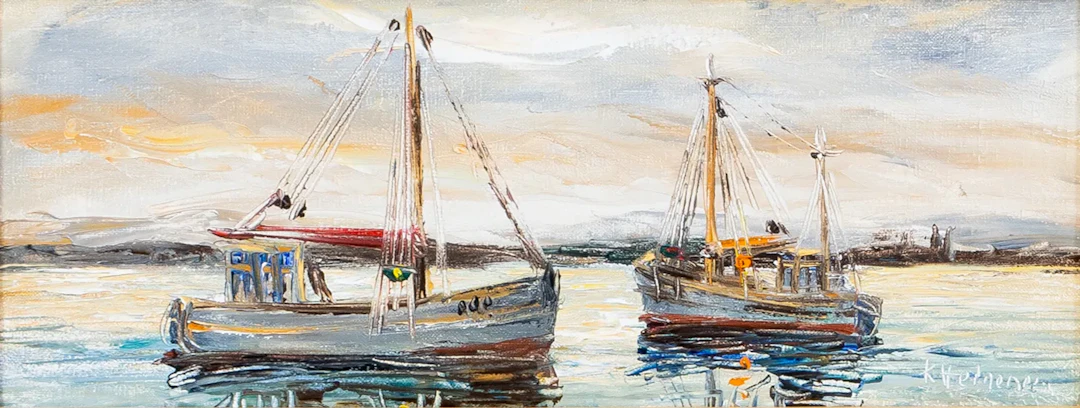 KURT ERIK HEINONEN (nacido en 1915), óleo sobre lienzo, firmado