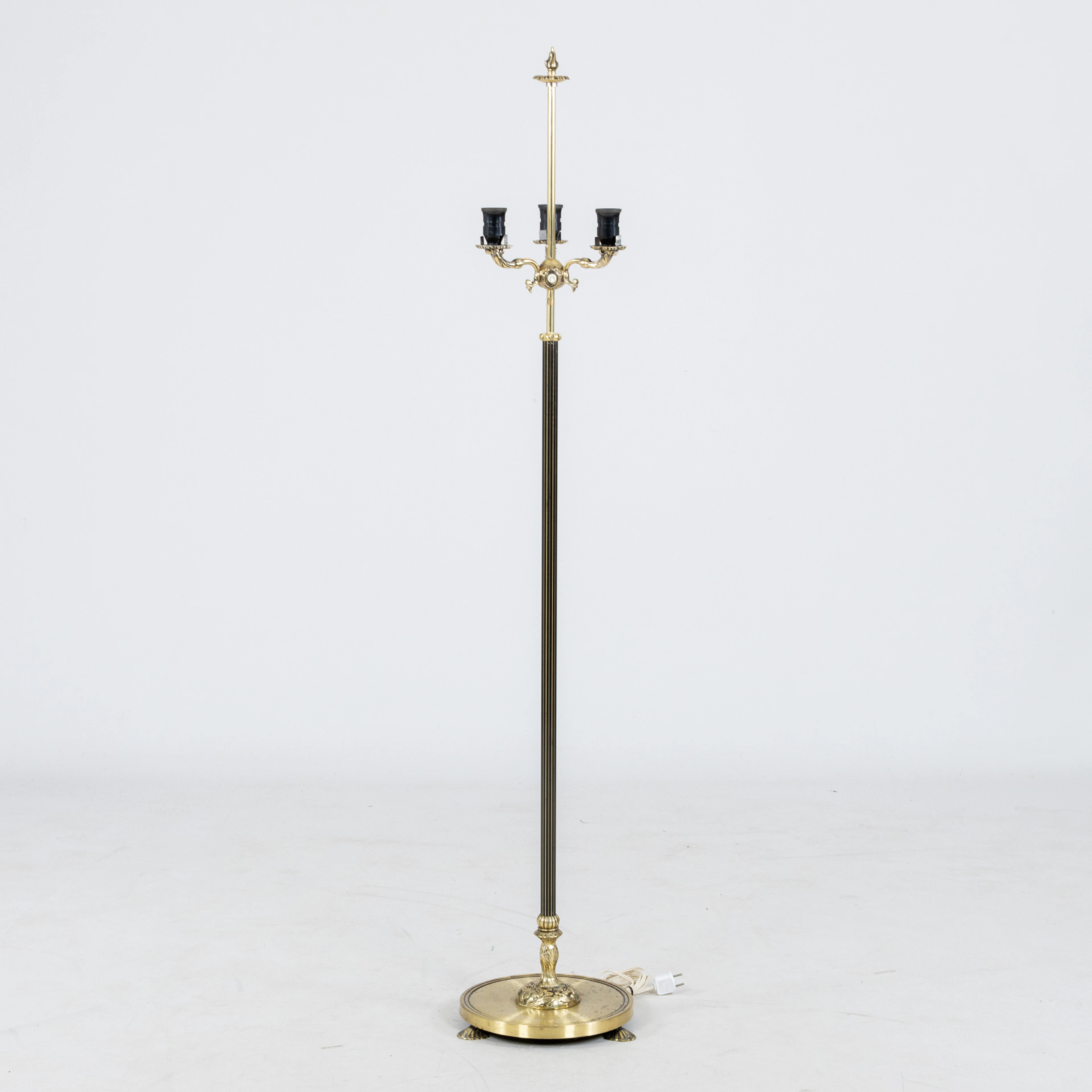 LAMPADA da TERRA, ottone, metà del 1900