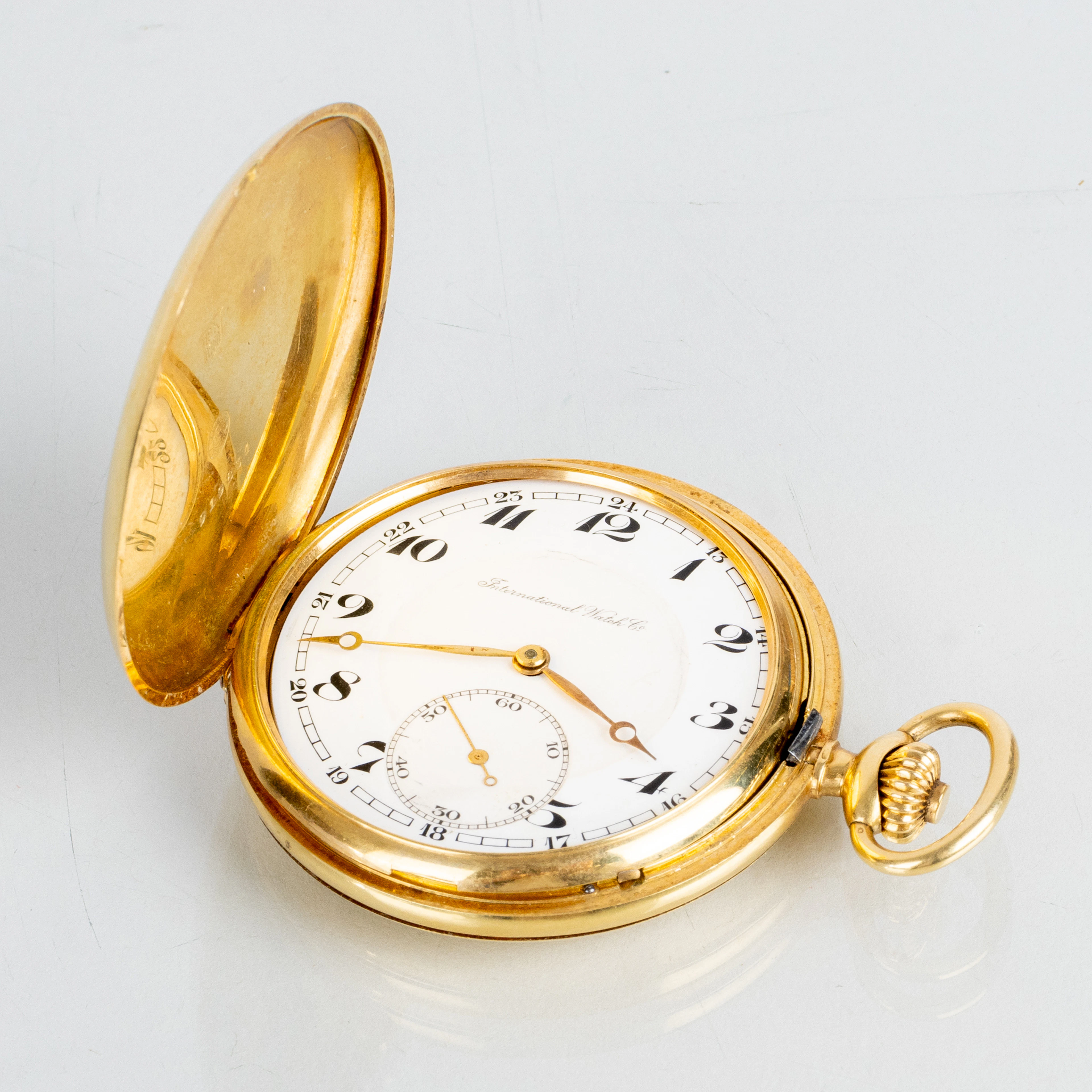 TASCHENUHR, IWC, International Watch Co, 18-karat-Gold, erste Hälfte des 20. Jahrhunderts