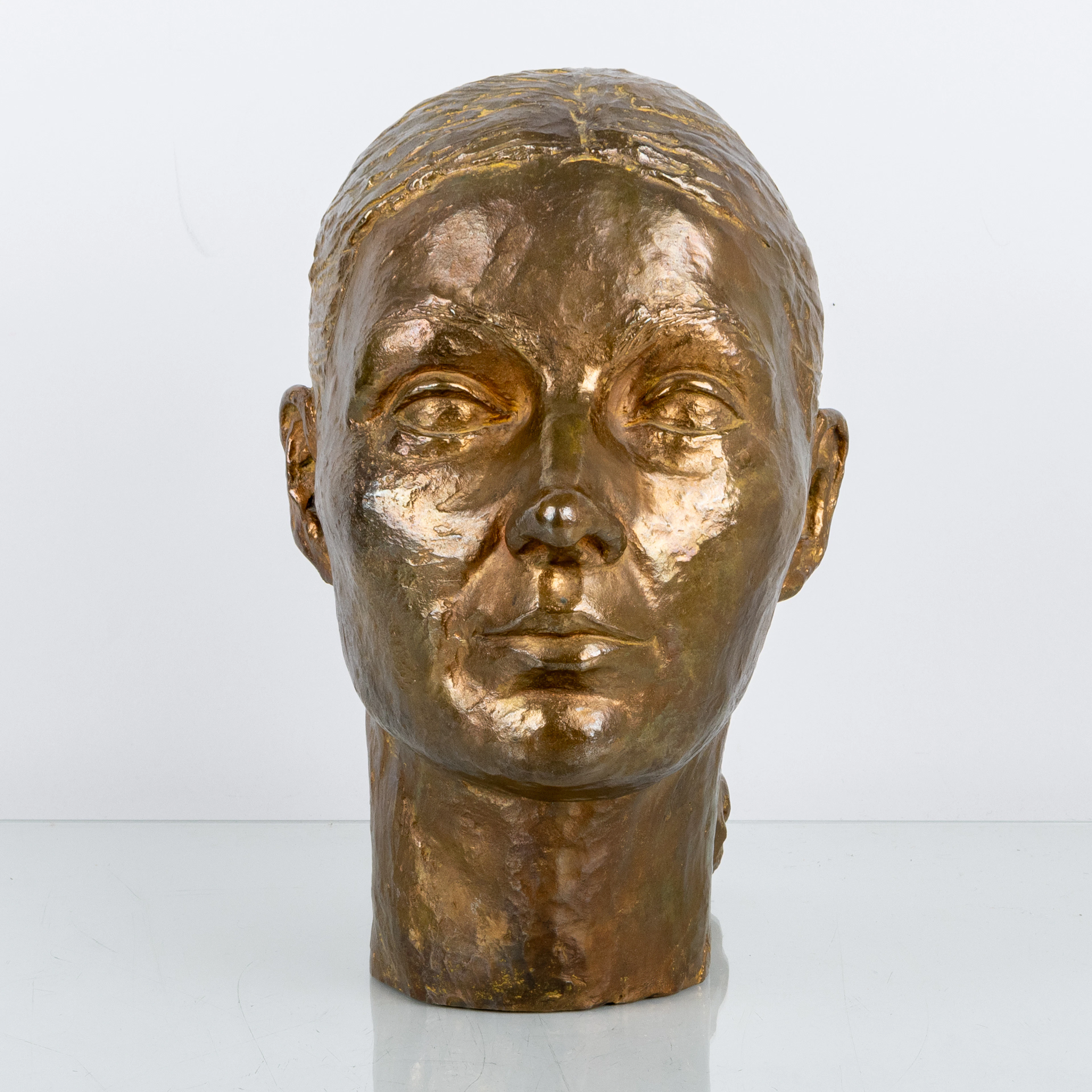 ARTISTA NO IDENTIFICADO, escultura, bronce, monograma firmado XA y