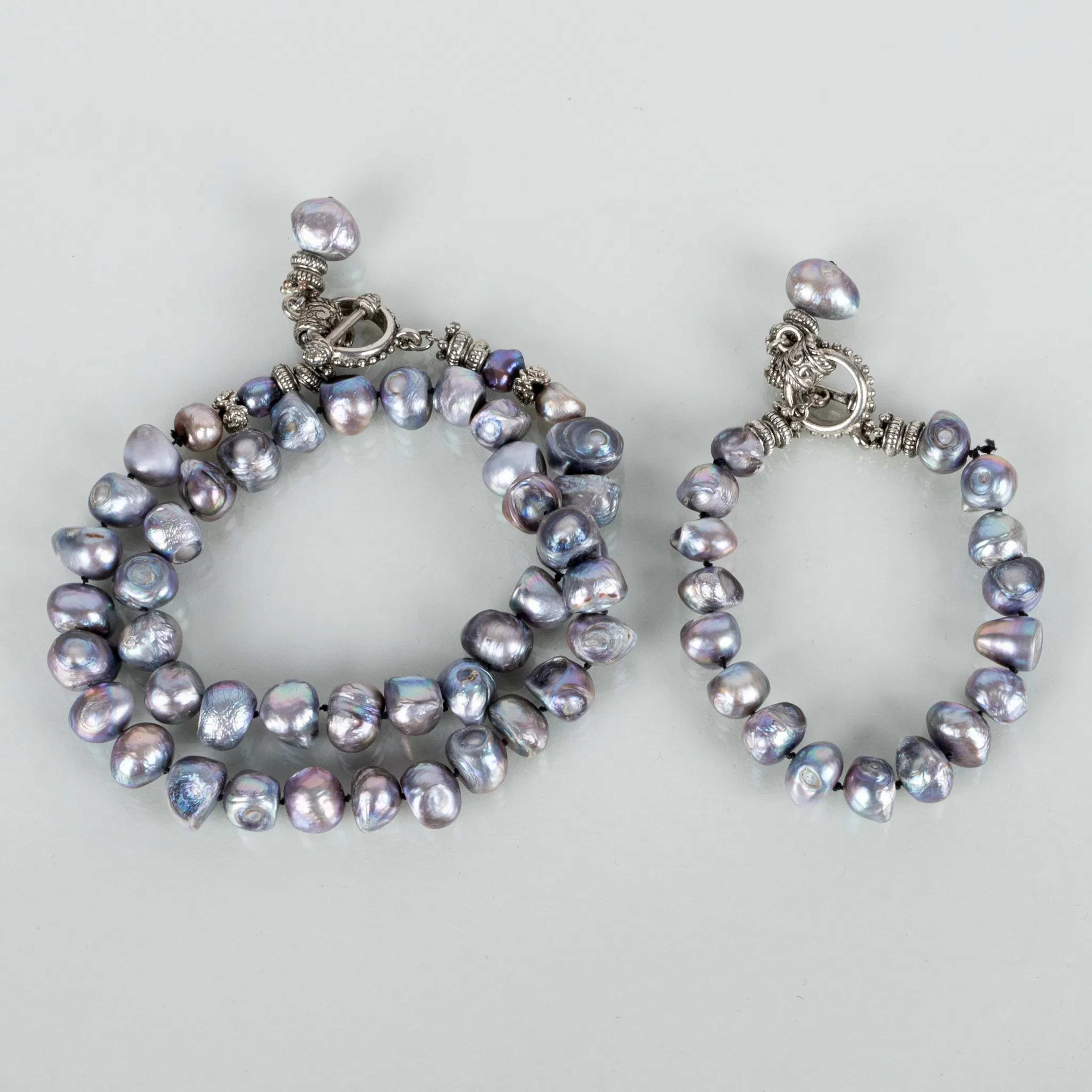 COLLIES Y PULSERAS, cuentas cultivadas, siglos XX/2000