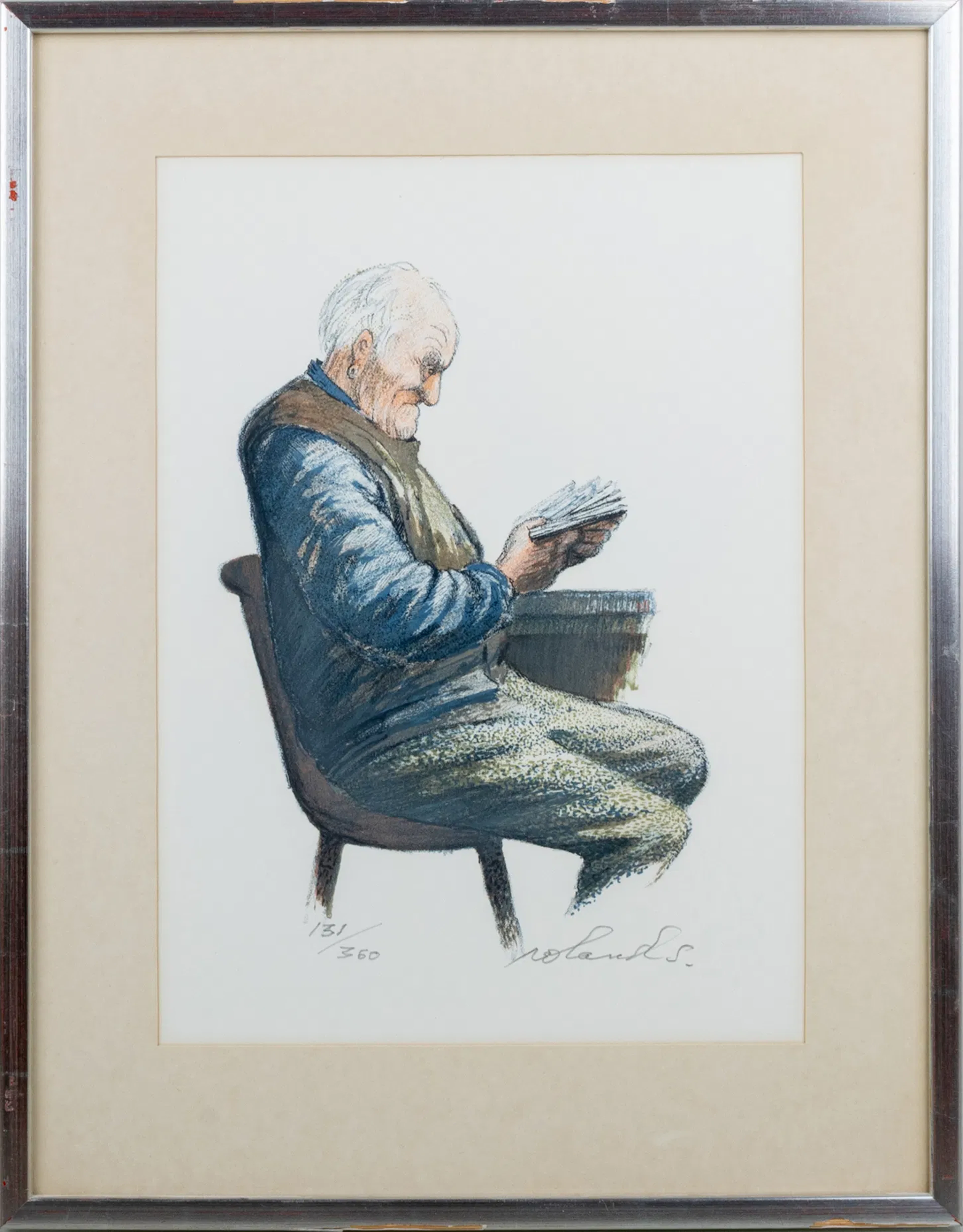 ROLAND SVENSSON, litografía a color, firmada y numerada 131/300