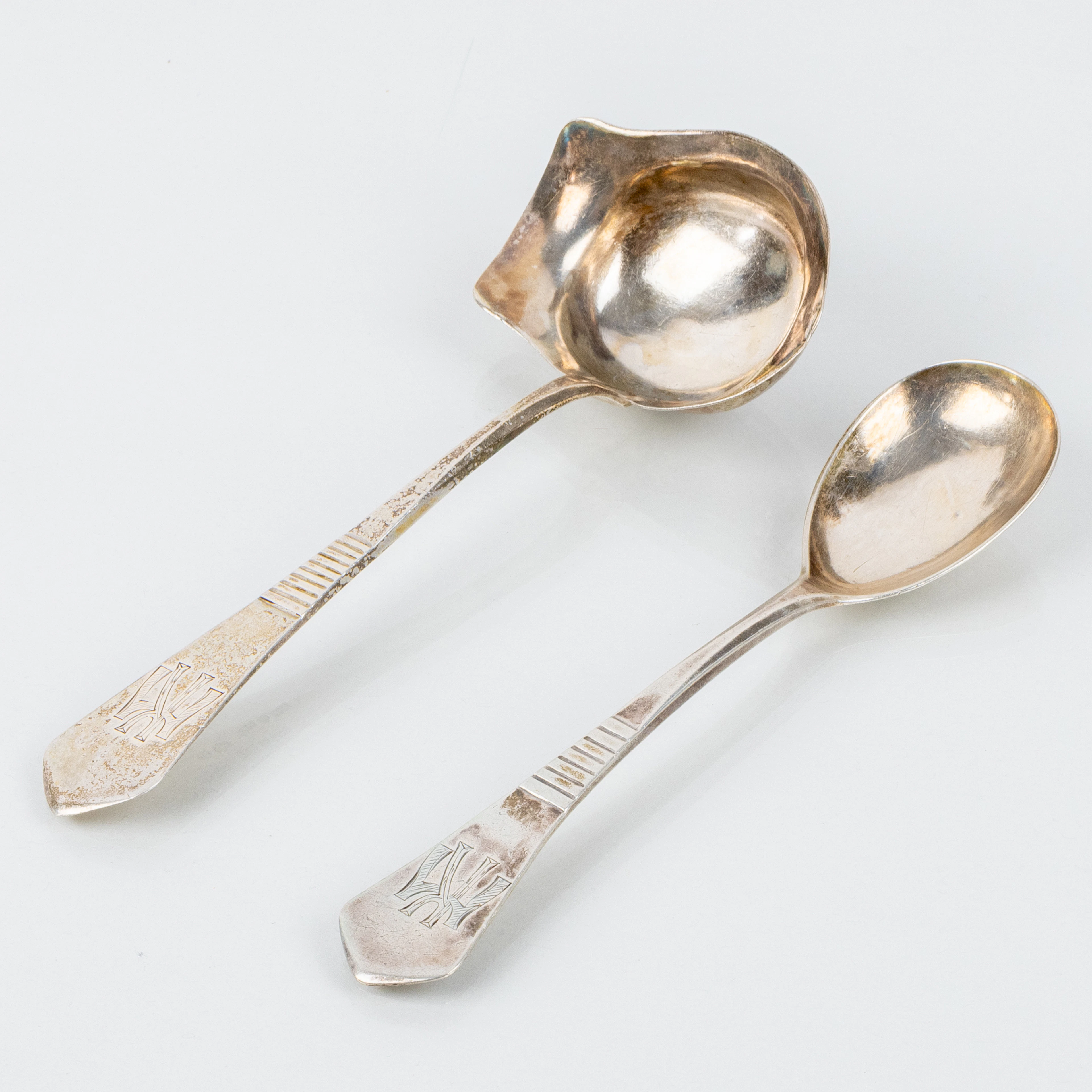 POSATE DA SERVIZIO, SET DI 2, argento, Finlandia 1914