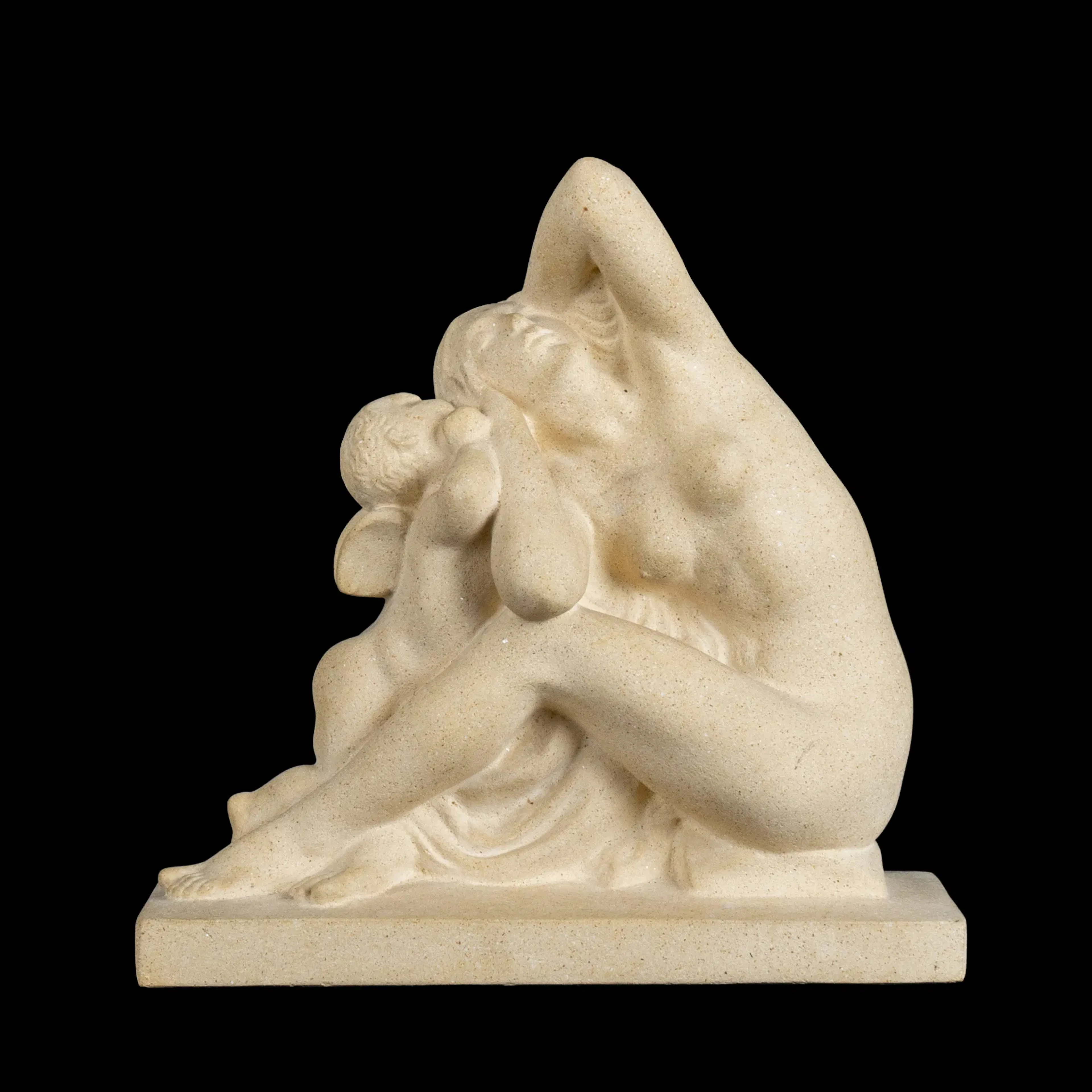 JENS JACOB BREGNØ (Danimarca, 1877-1946), scultura, arenaria, Dana Sculpture