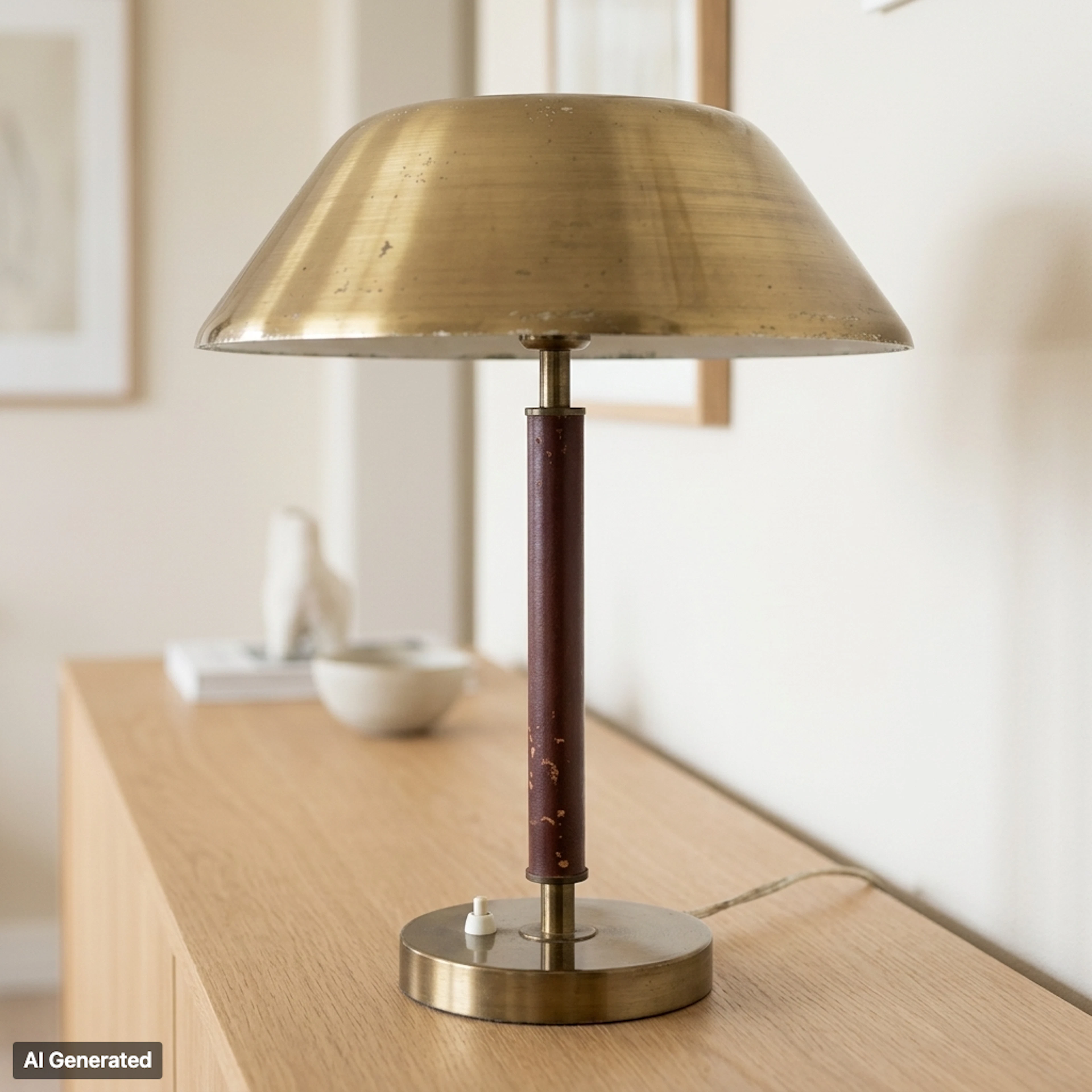 LÁMPARA DE MESA, Iluminación Falkenberg, modelo 6422, mediados del siglo XX