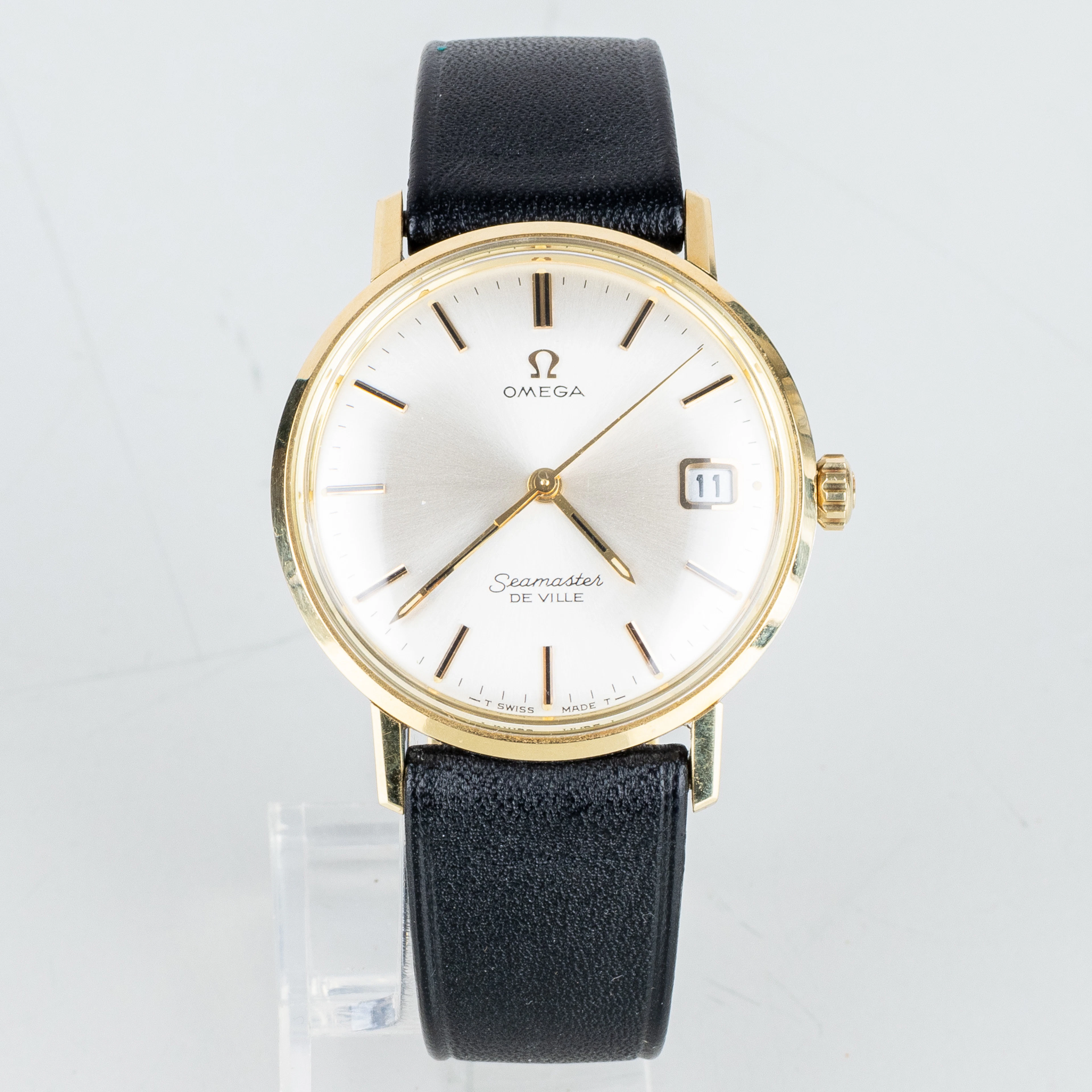 OMEGA, Seamaster De Ville, reloj de pulsera, oro sobre acero