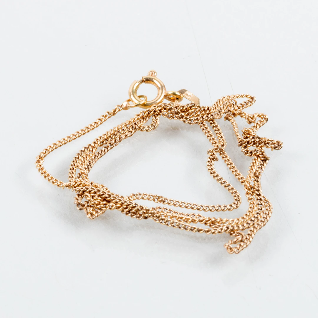 COLLAR, oro de 18 quilates, probablemente finales del siglo XX