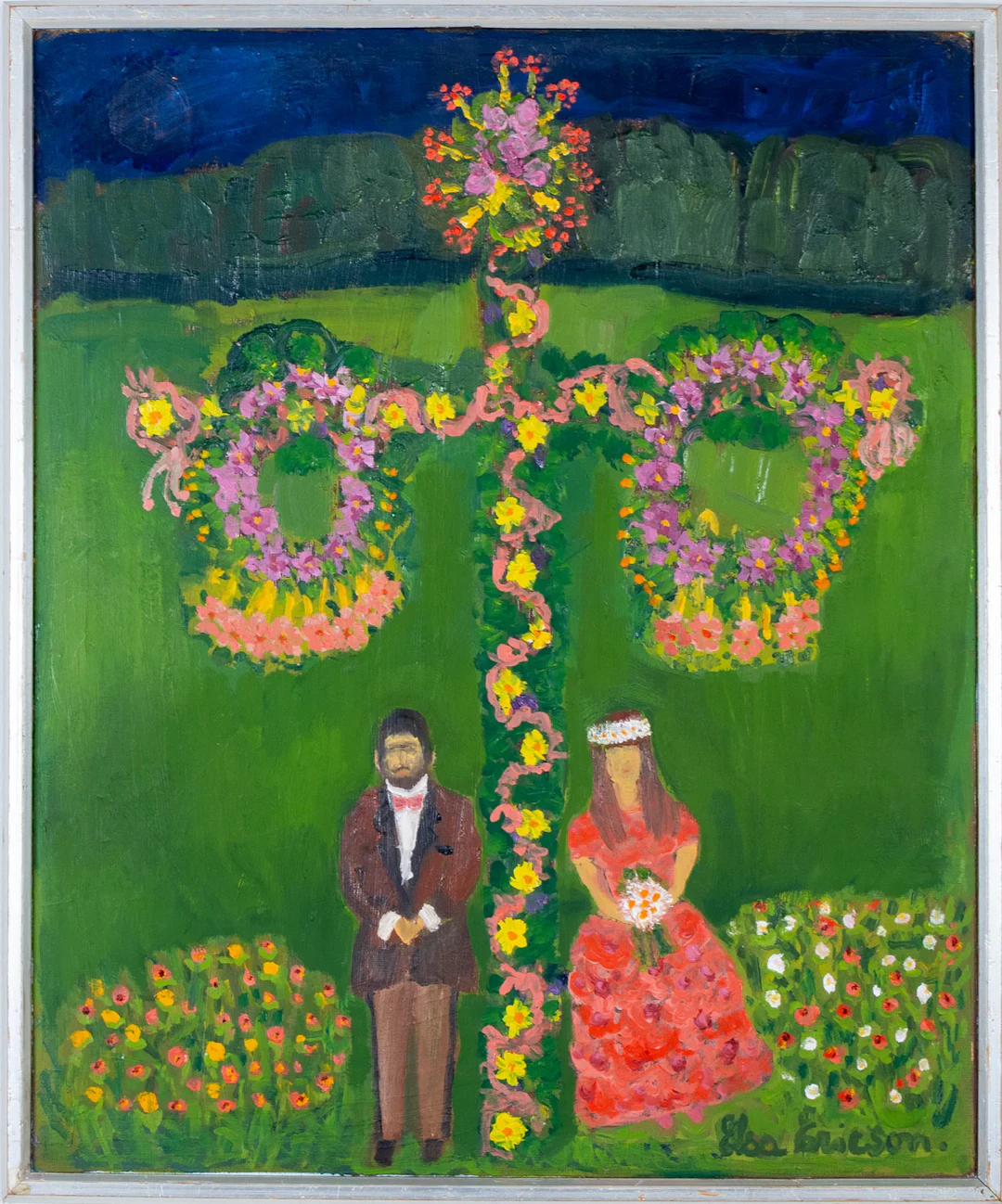 ELSA ERICSON (1920–2007), un óleo sobre lienzo, firmado
