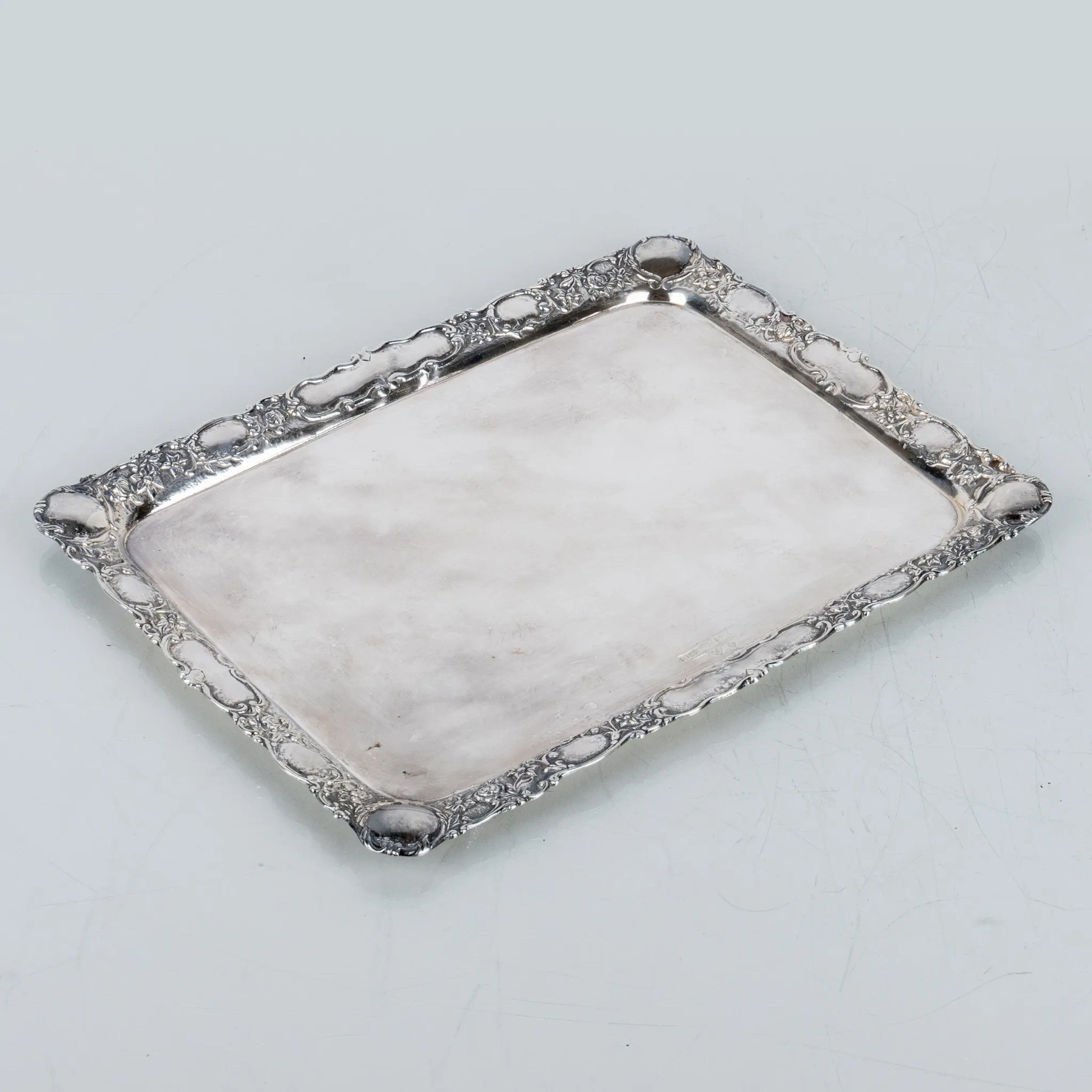 PLATE, argent, GEWE 1976