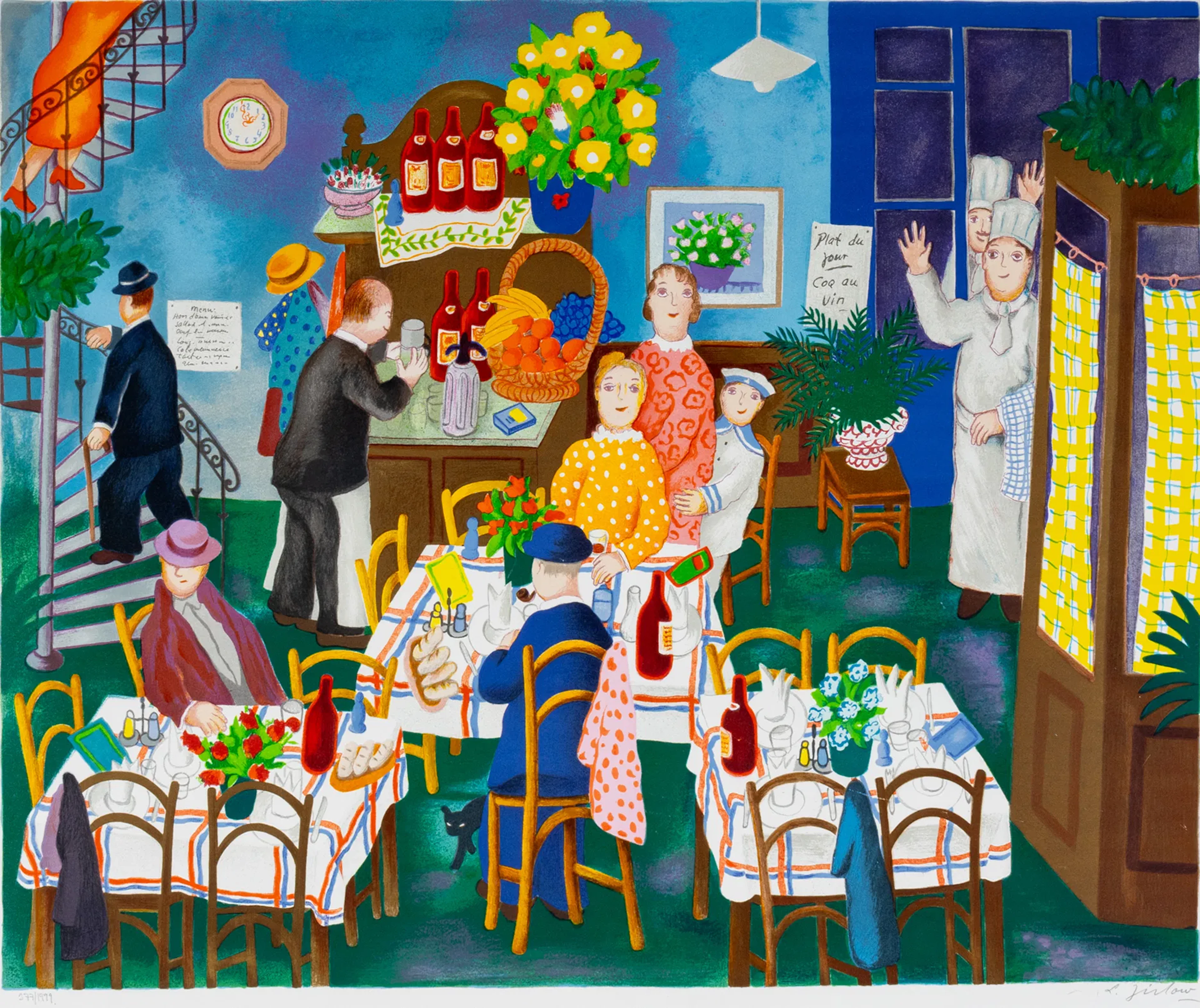 LENNART JIRLOW (1936-2020), färglitografi, signerad och numrerad 377/1999