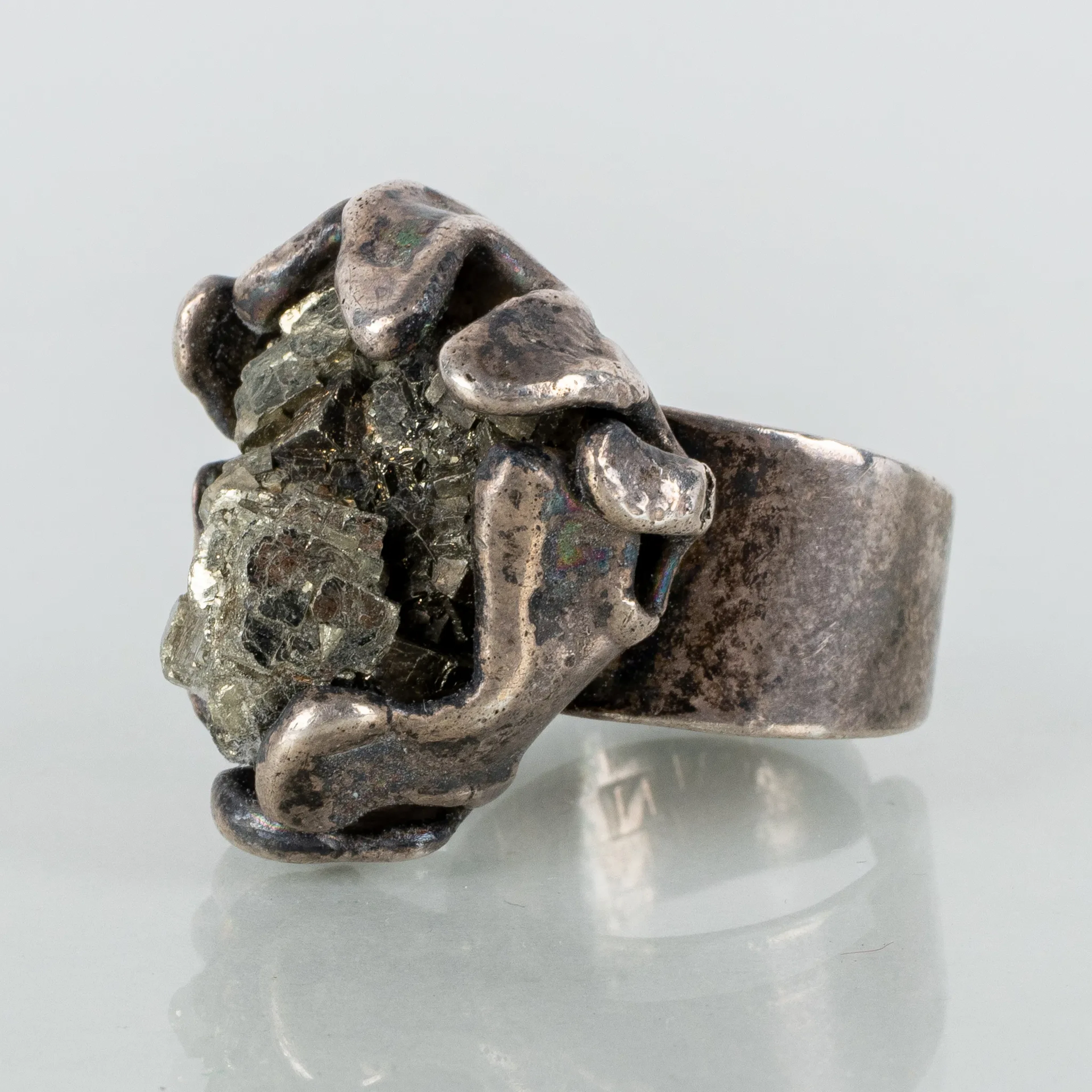 Un anello in argento sterling JÖRGEN FRUERGAARD, Norrköping 1973