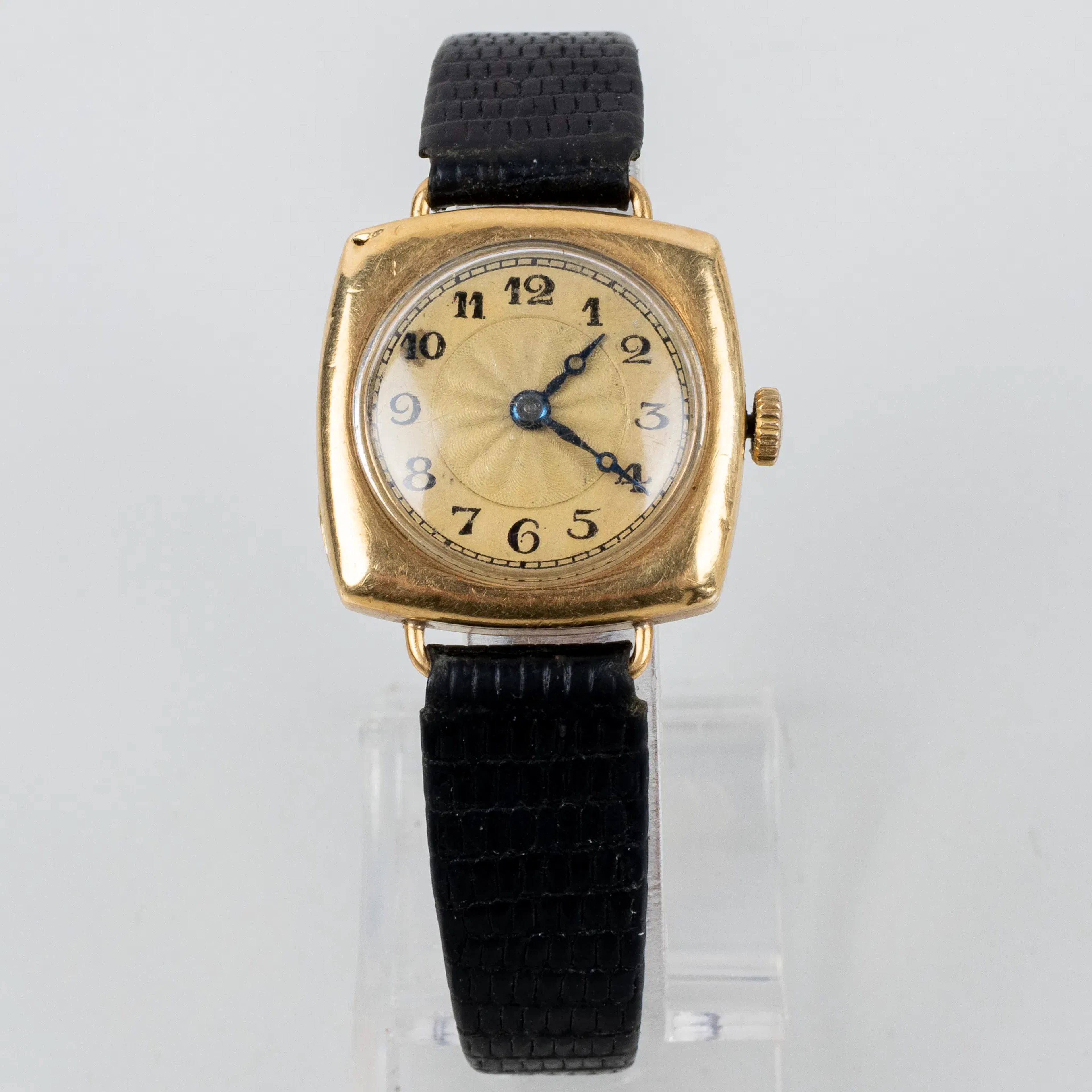 RELOJ de pulsera, oro de 18 quilates, la primera mitad del siglo XX