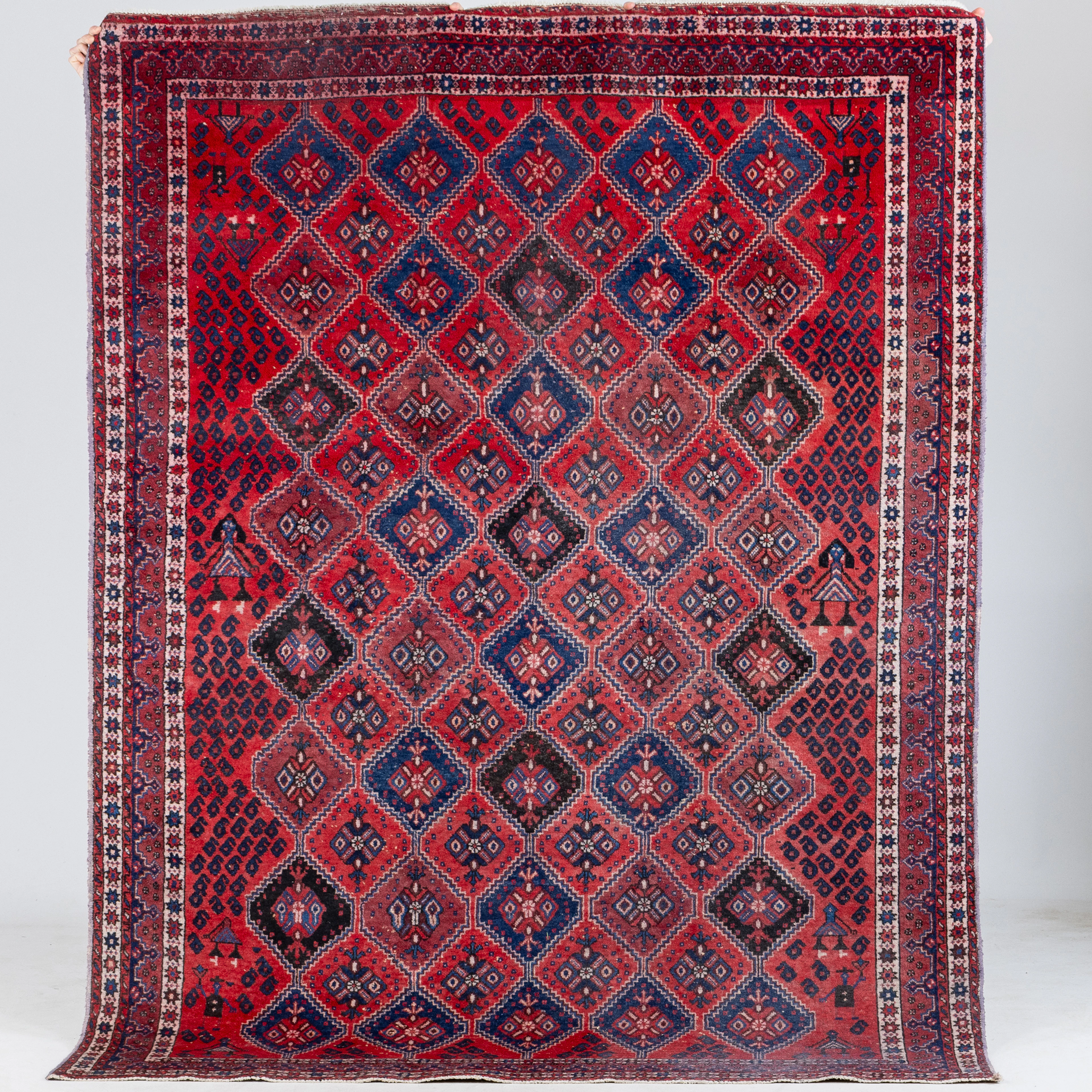 ORIENTTEPPICH, alt, ca. 240 x 180 cm